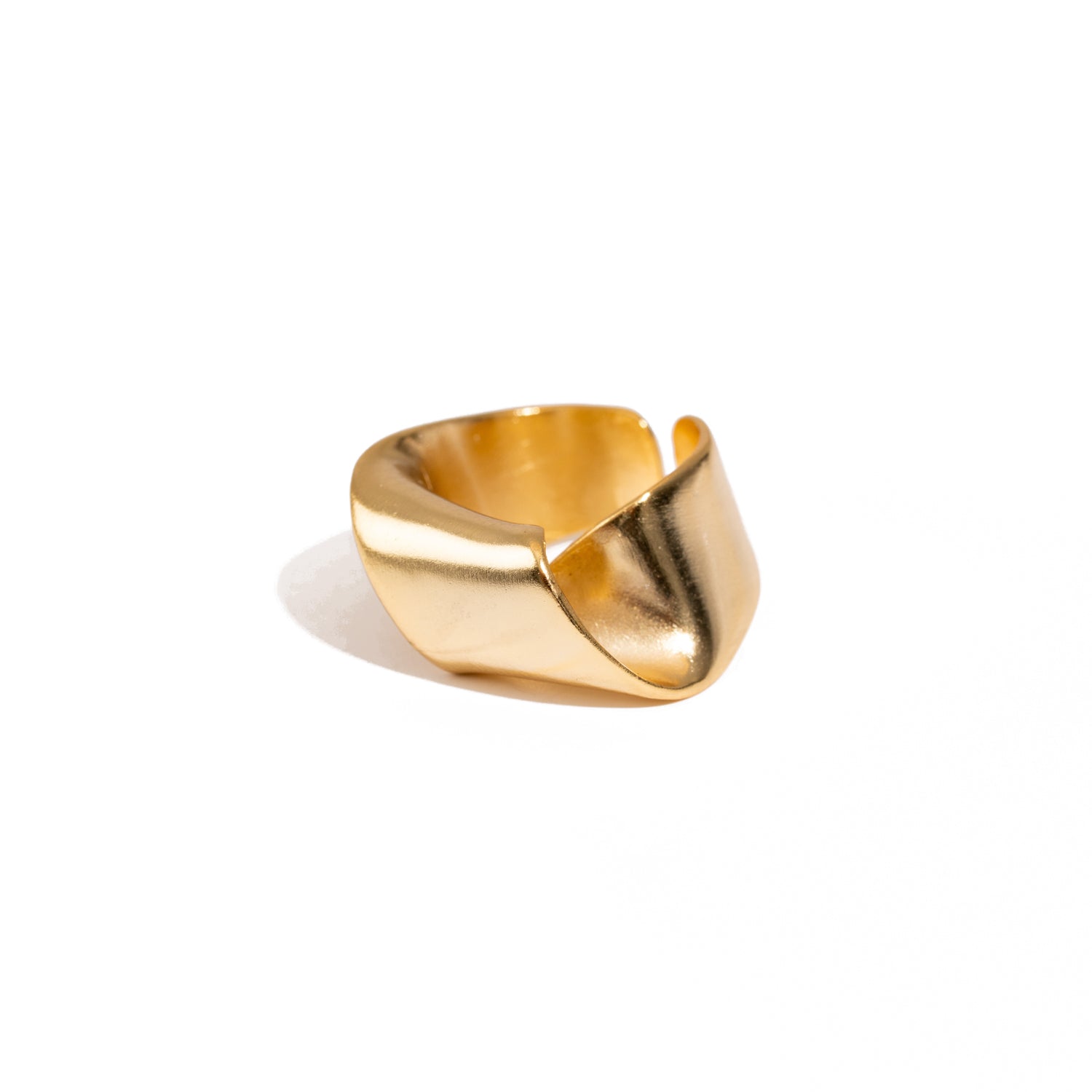 Infinity Fold Gold Unique Adjustable Ring