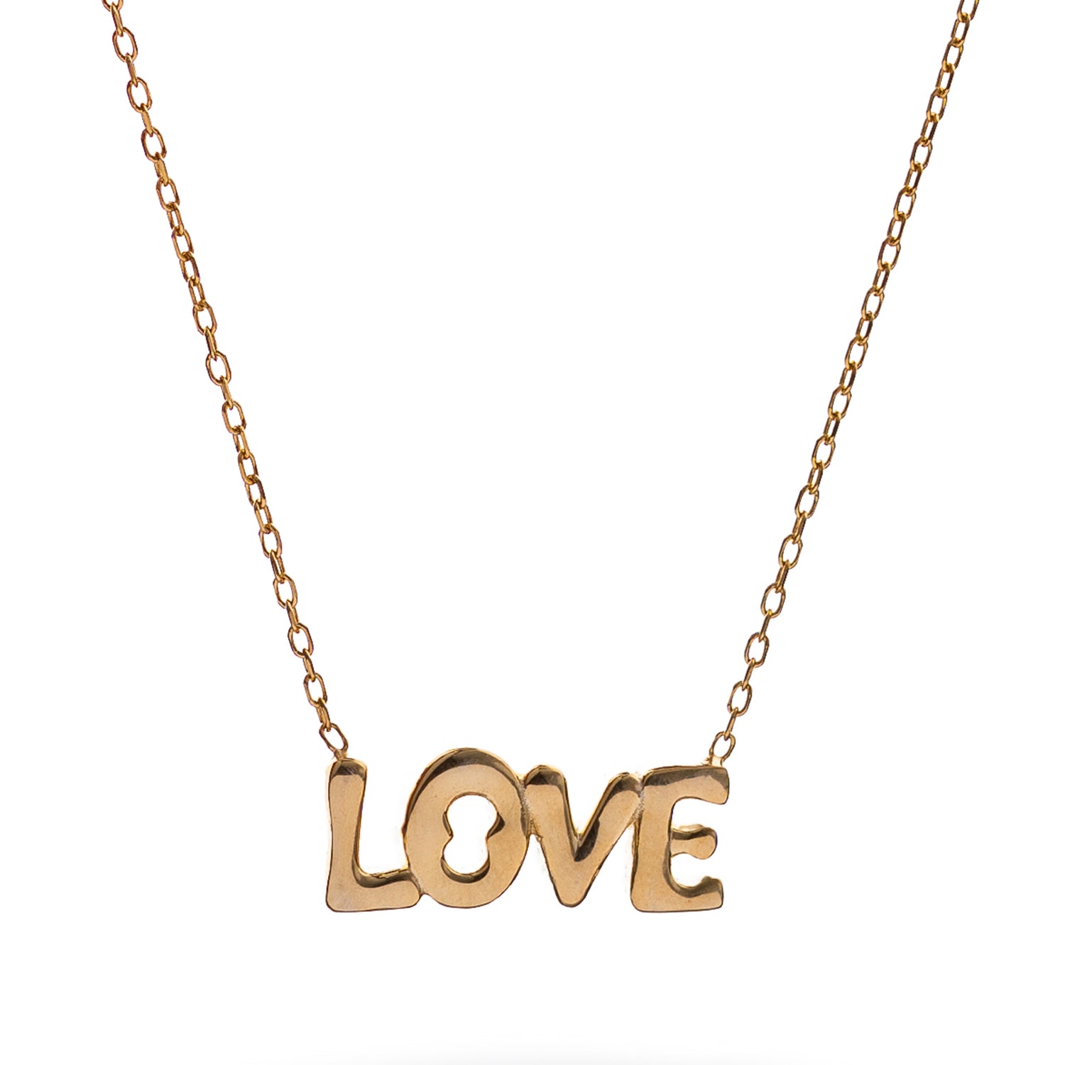 Love Letter Gold Necklace