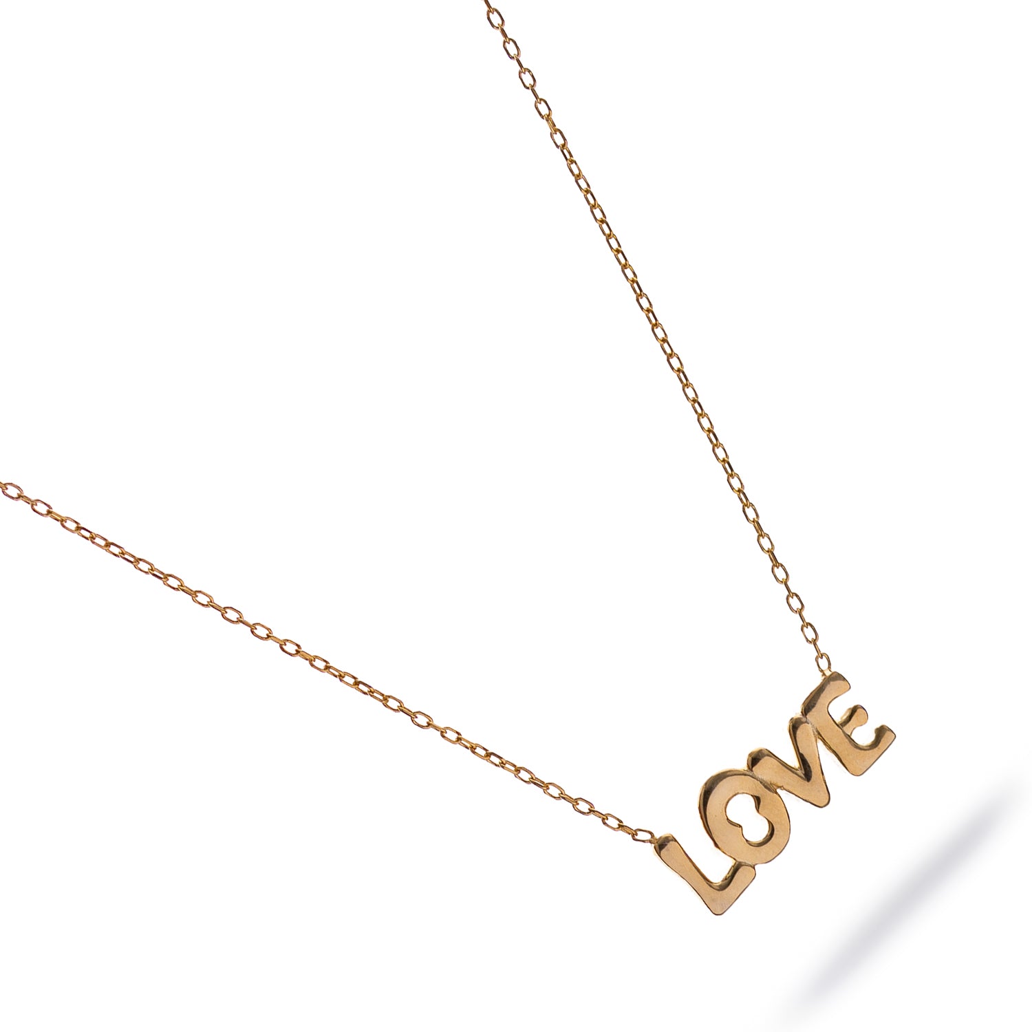 Love Letter Gold Necklace