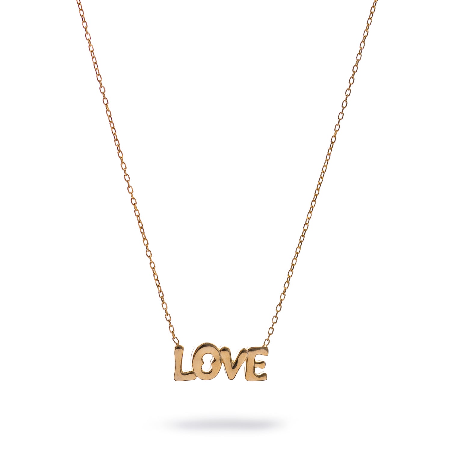 Love Letter Gold Necklace