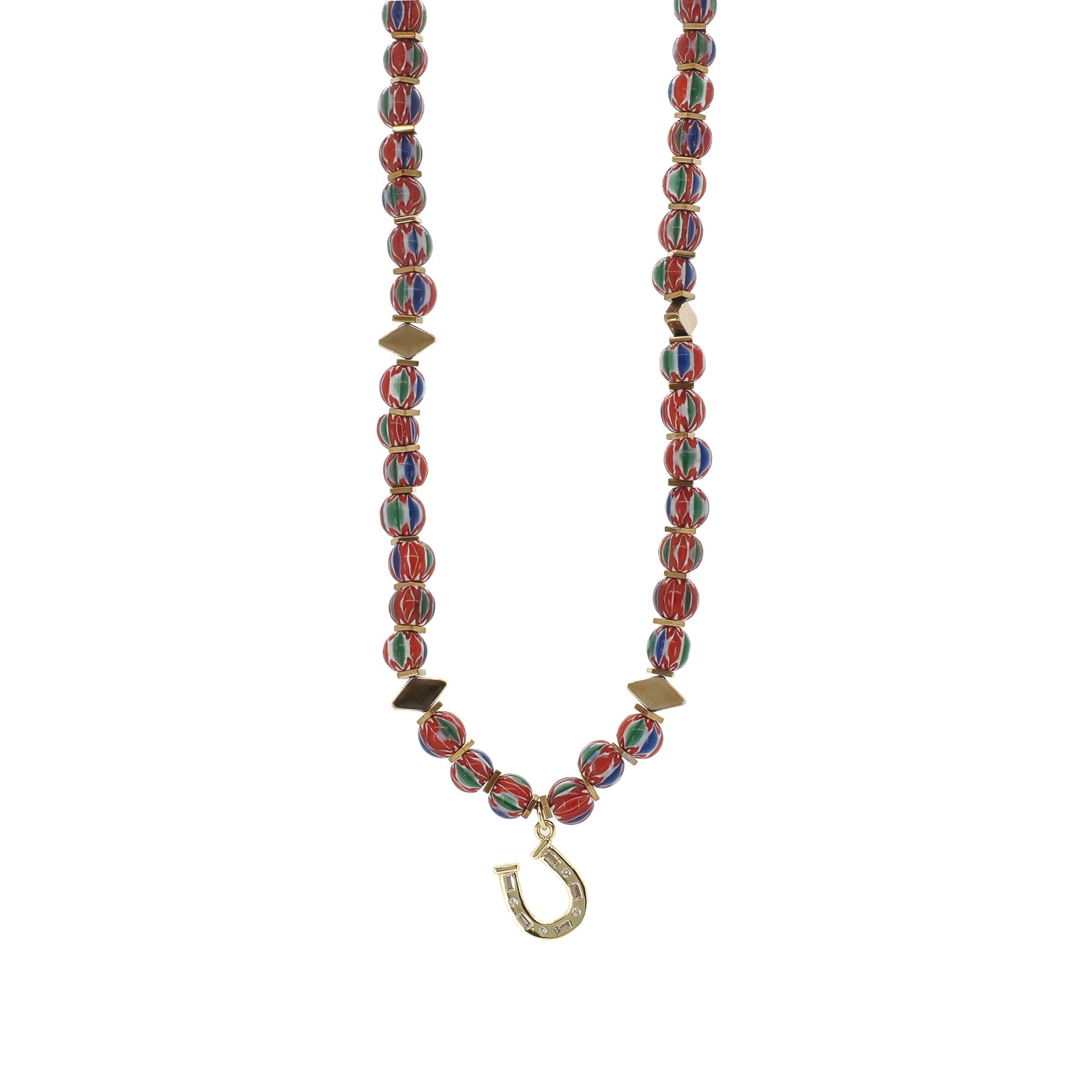 Lucky Horseshoe Bohemian Choker | Ebru Jewelry