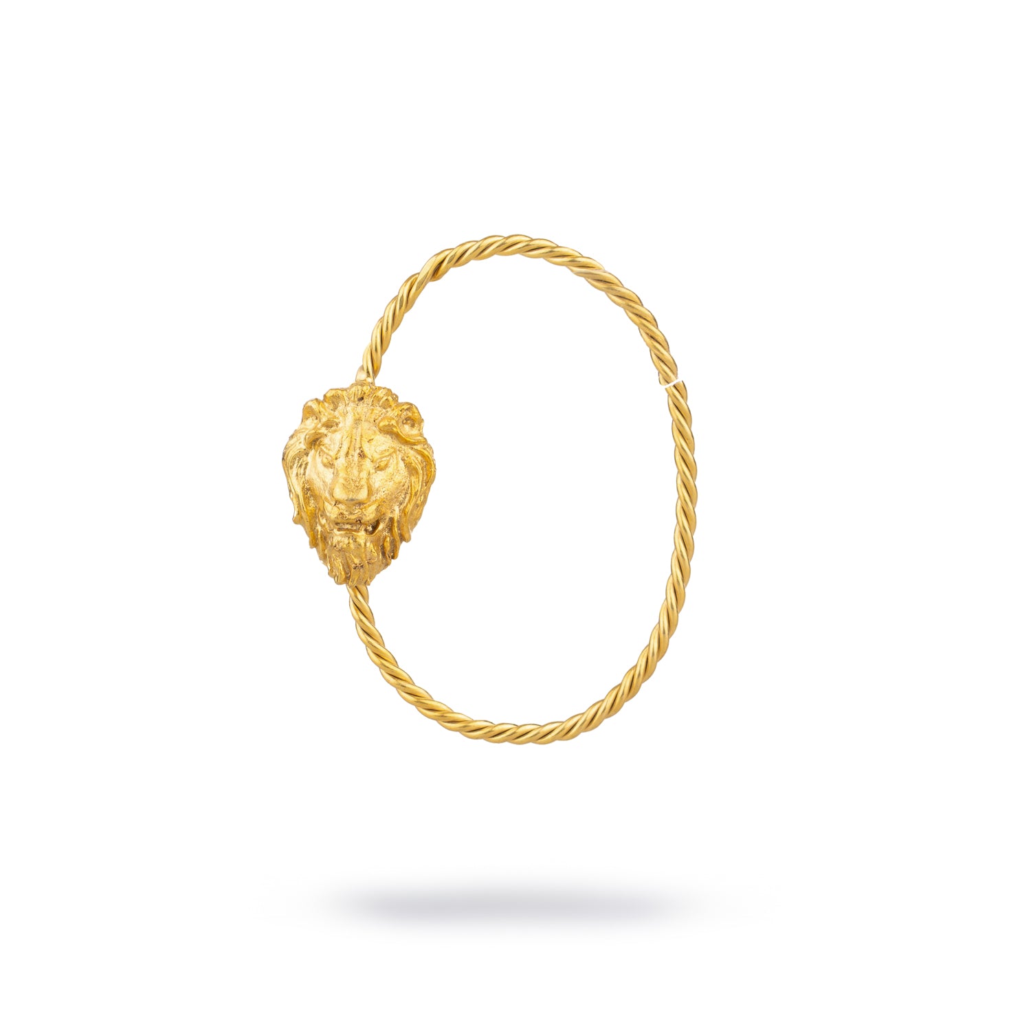 Majestic Lion Gold Vermeil Unique Ear Cuff