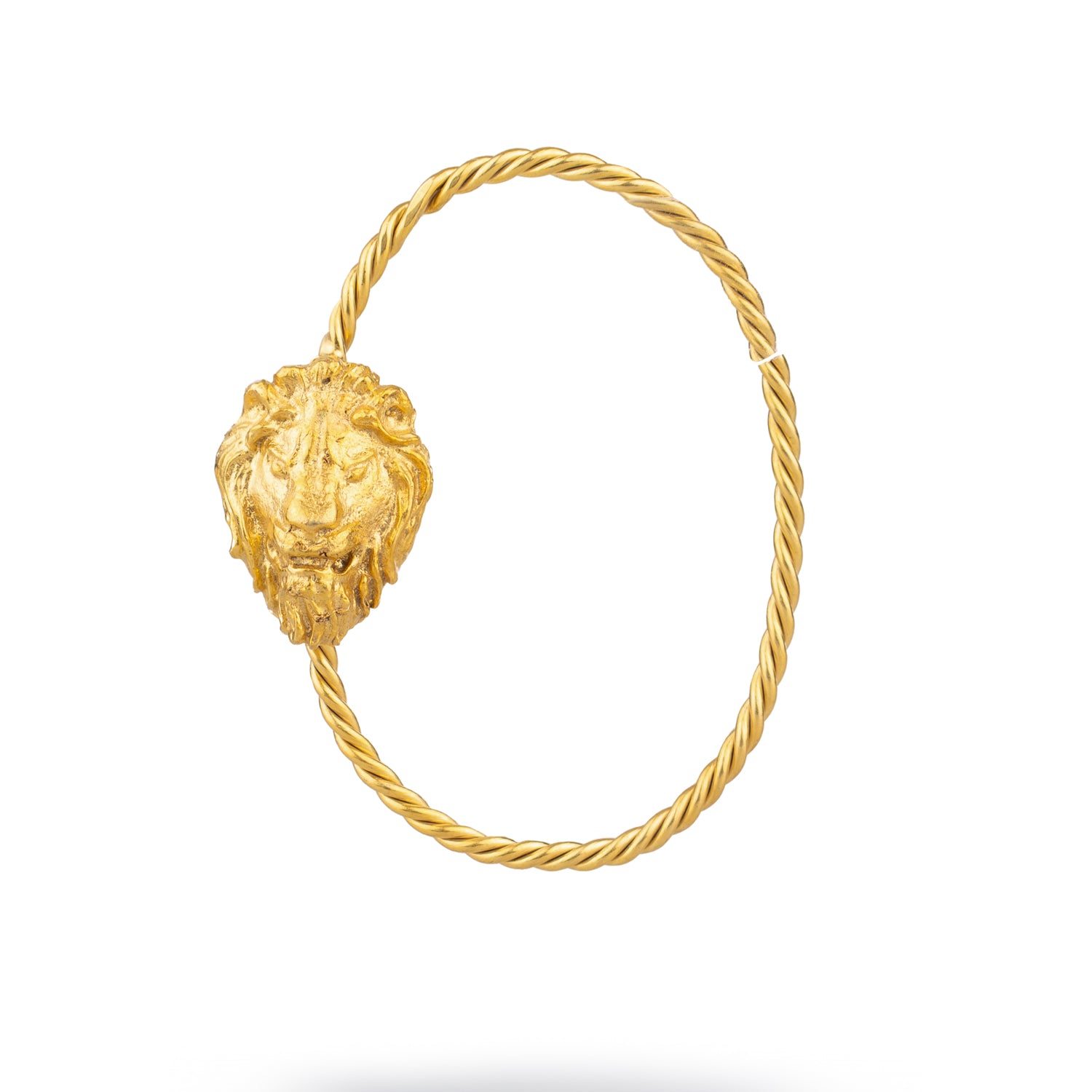 Majestic Lion Gold Vermeil Unique Ear Cuff