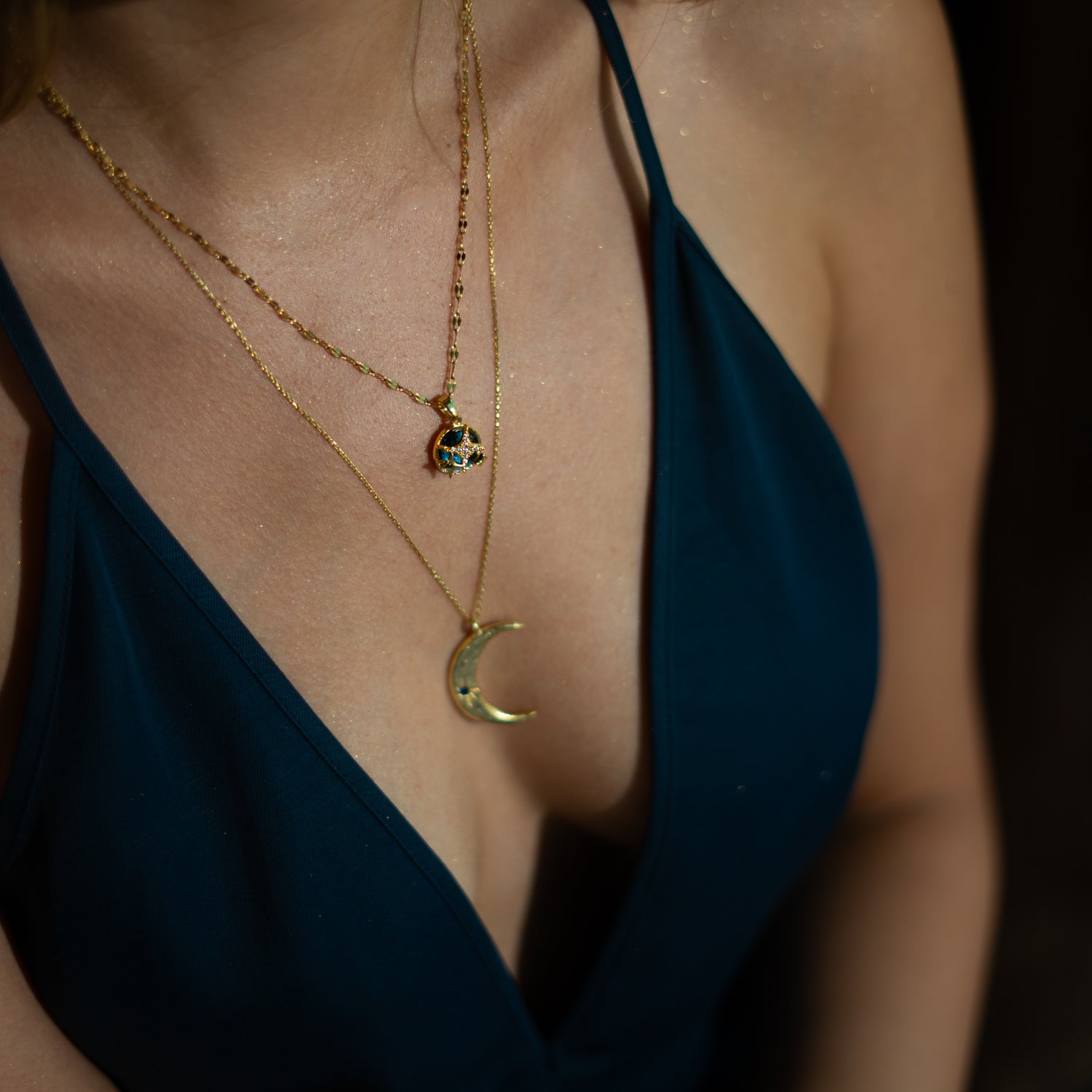 Midnight Sky Diamond Necklace
