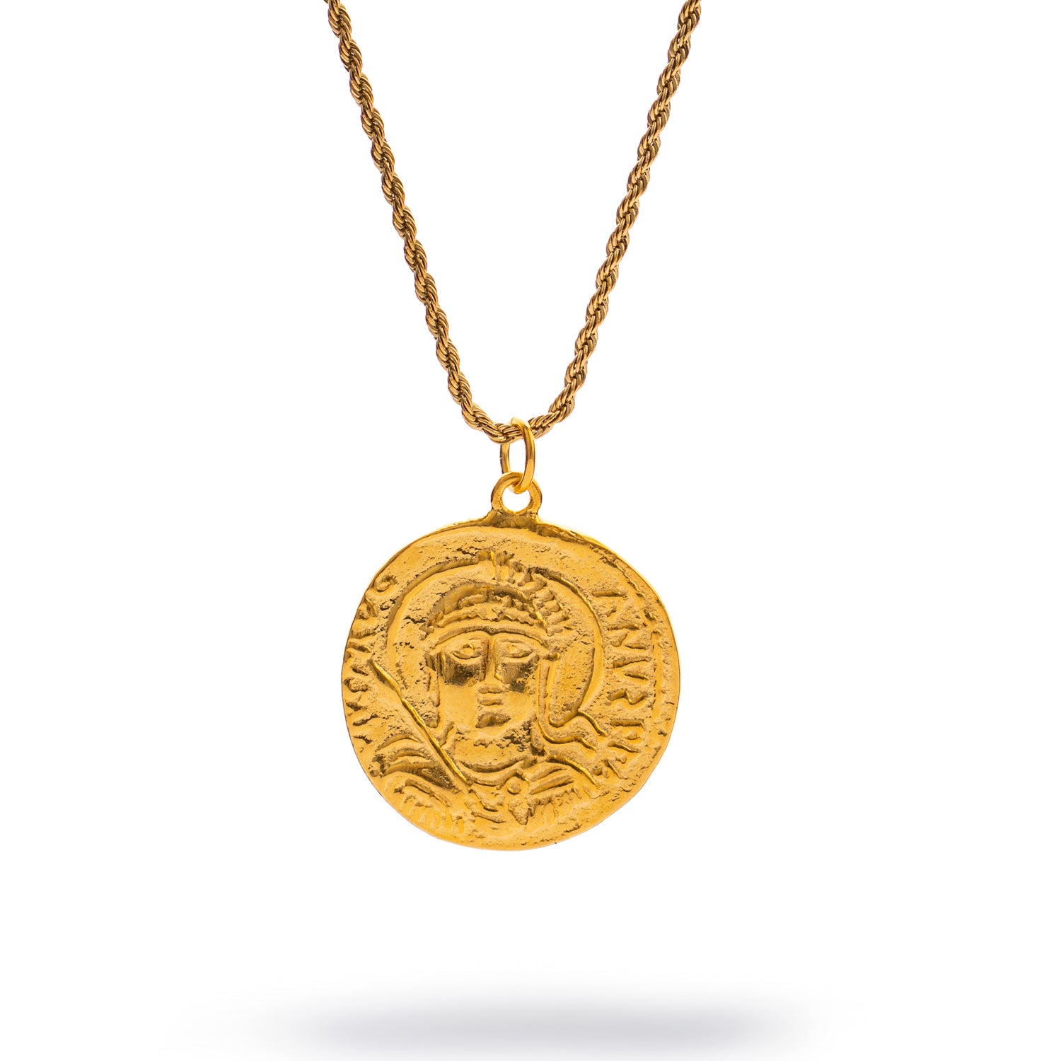 Mystic Guardian Coin Medallion Necklace