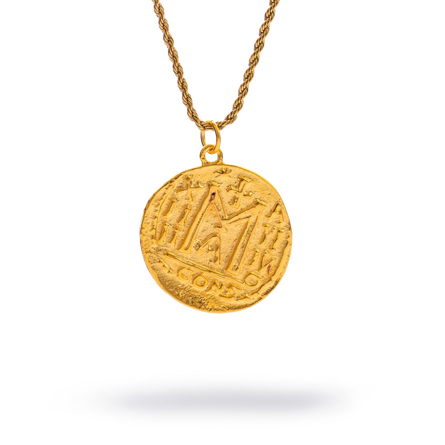 Mystic Guardian Coin Medallion Necklace