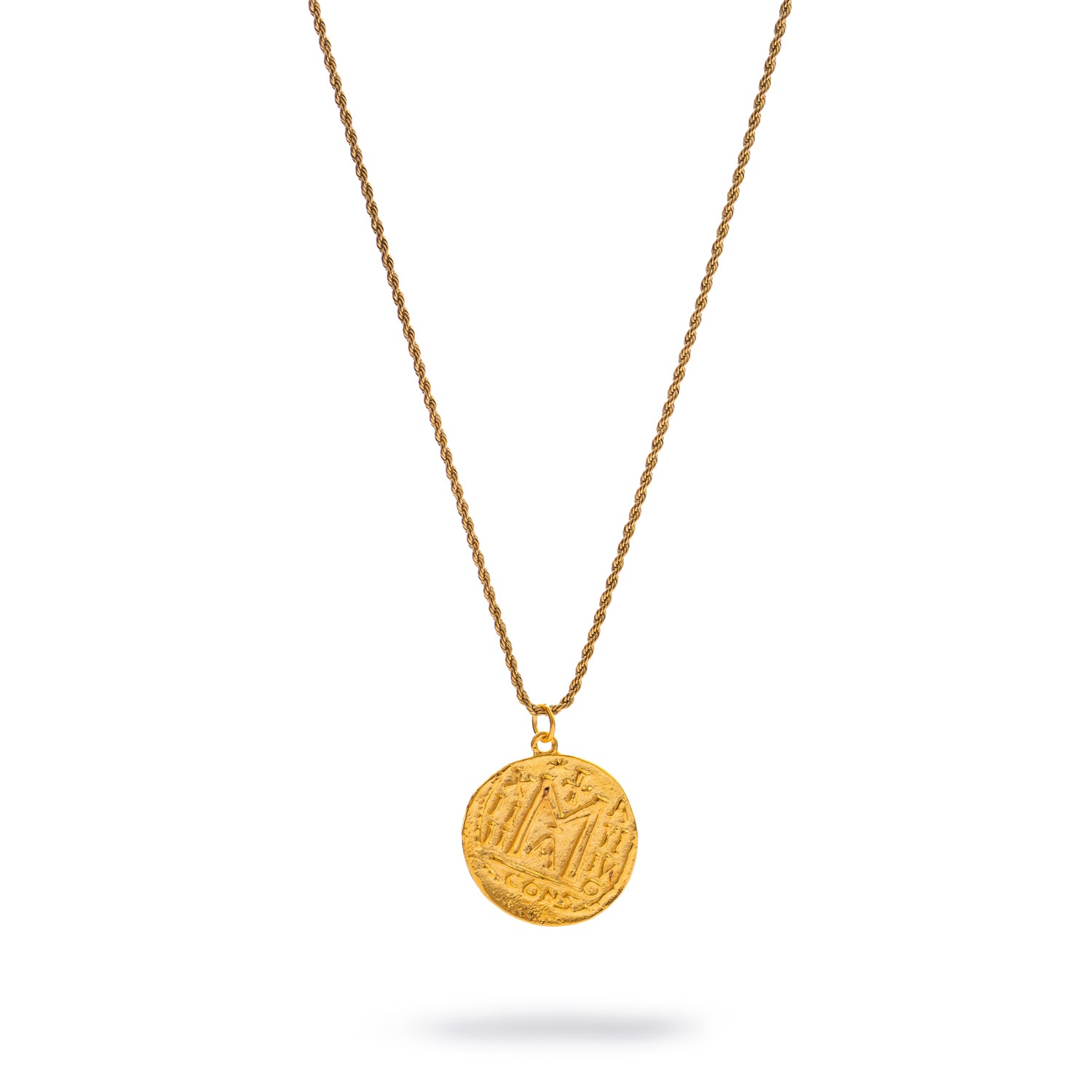 Mystic Guardian Coin Medallion Necklace