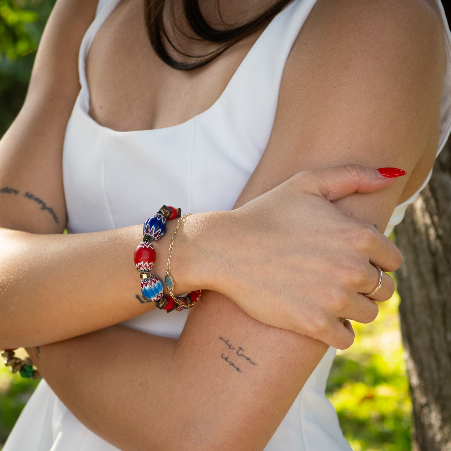 Colorful Beaded Bohemian Bracelet
