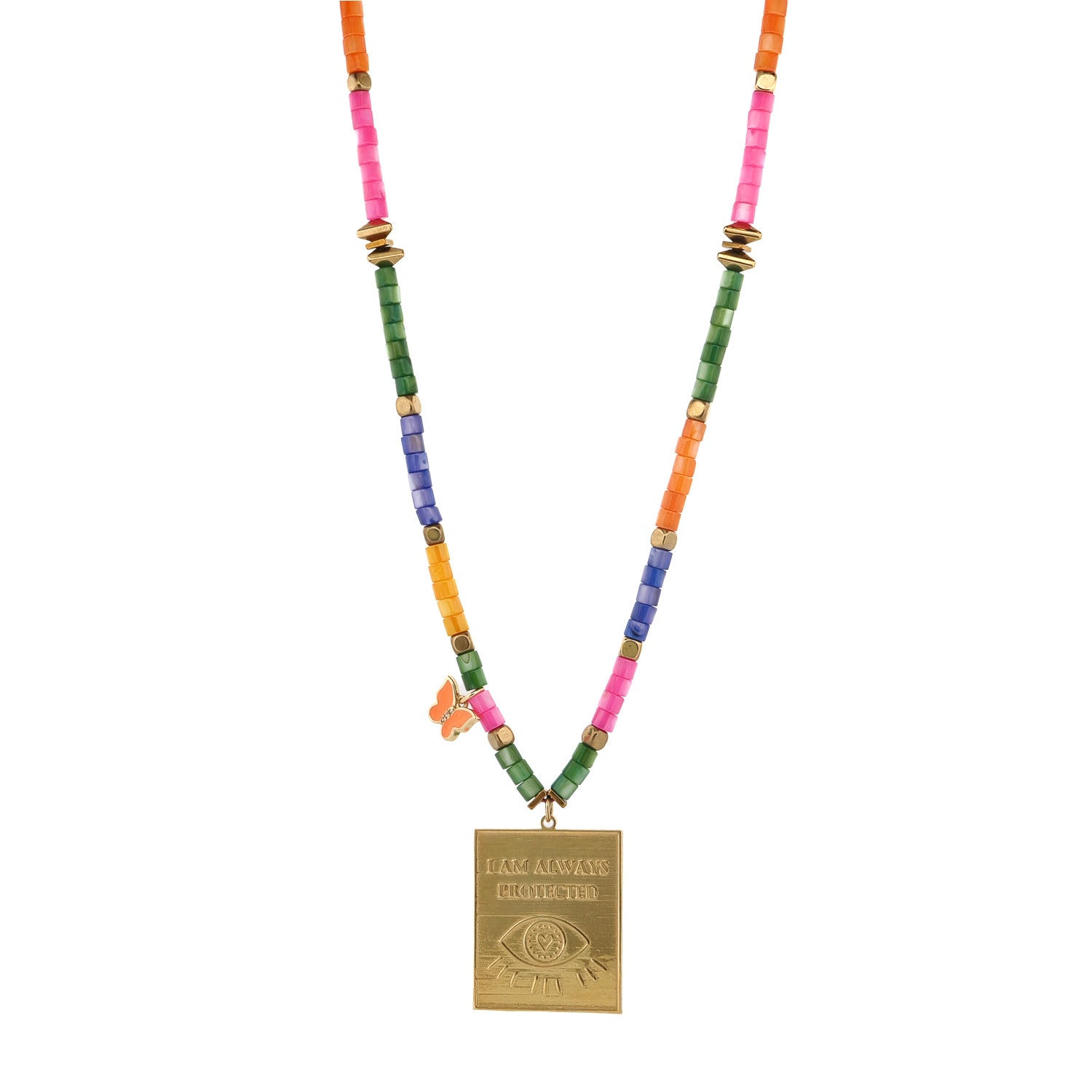 Protected Spirit Rainbow Necklace