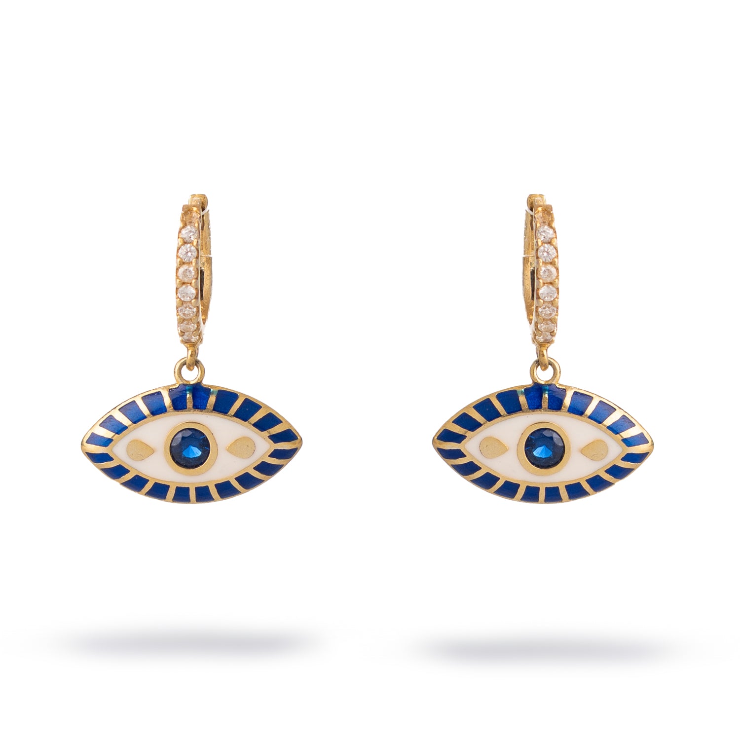 Queen Cleopatra Evil Eye Earrings