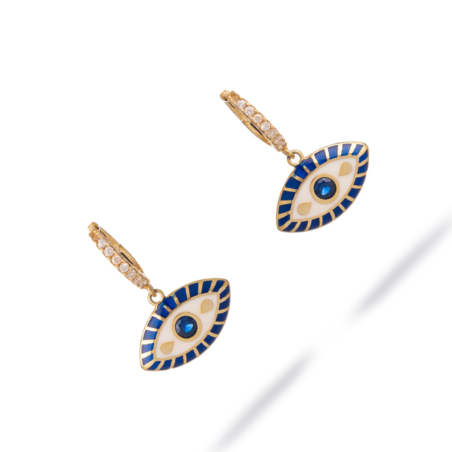 Queen Cleopatra Evil Eye Earrings