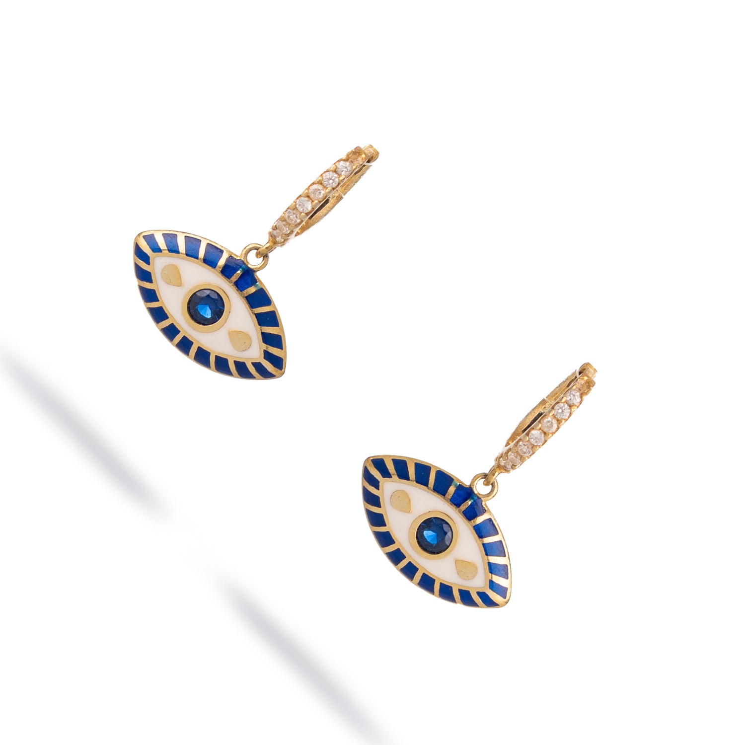 Queen Cleopatra Evil Eye Earrings