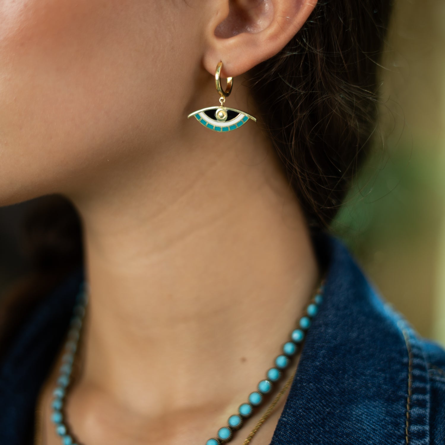 Queen Cleopatra Eye of Protection Earrings