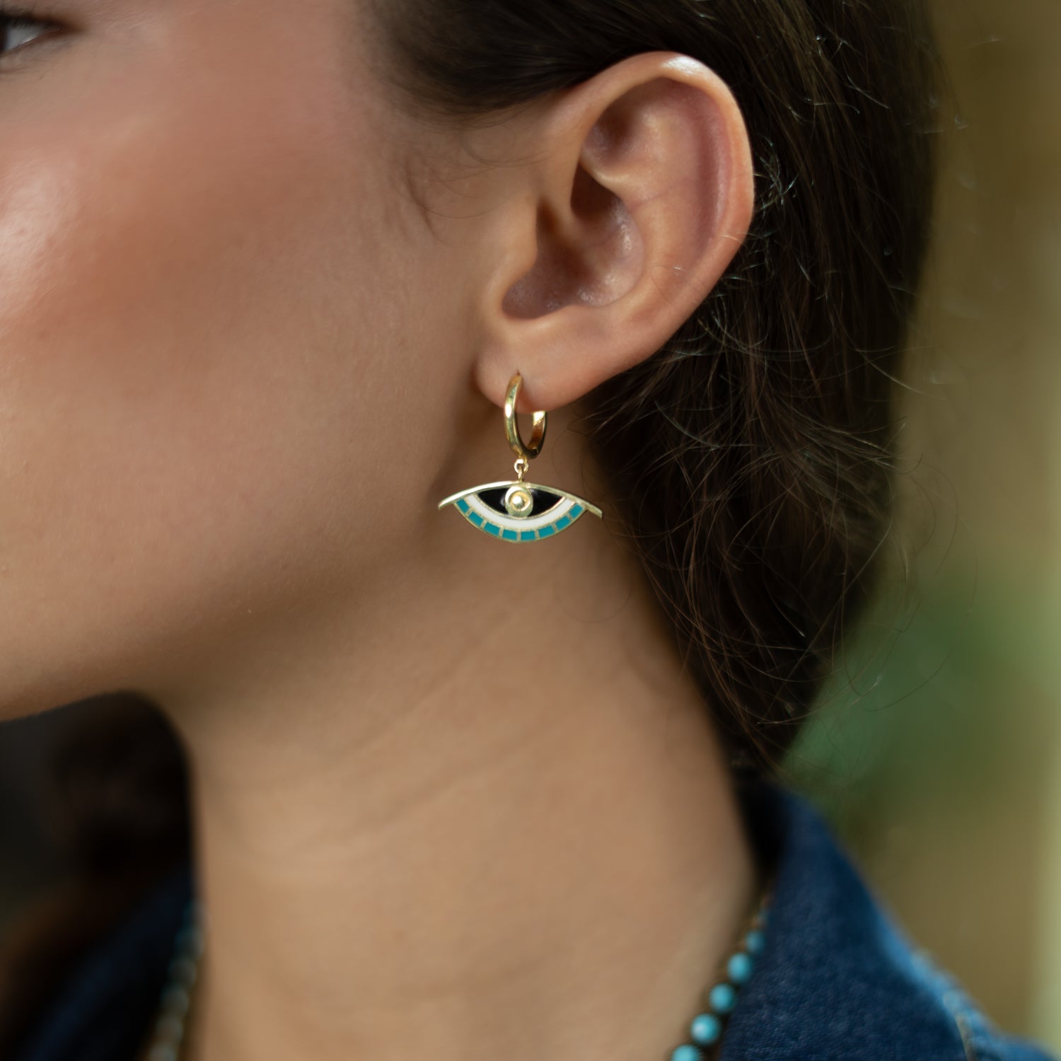 Queen Cleopatra Eye of Protection Earrings