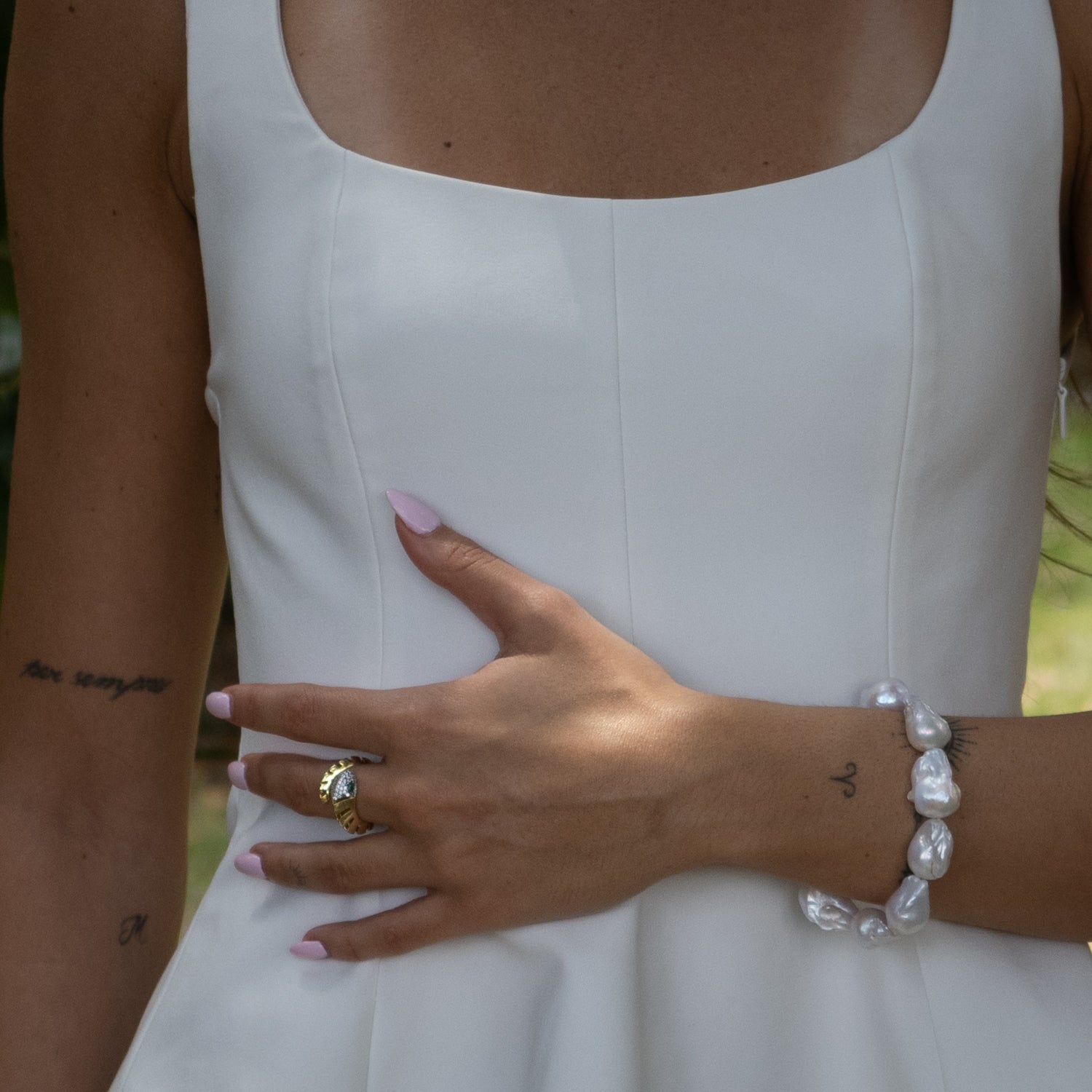 Baroque pearl bracelet designed for regal elegance and modern sophistication