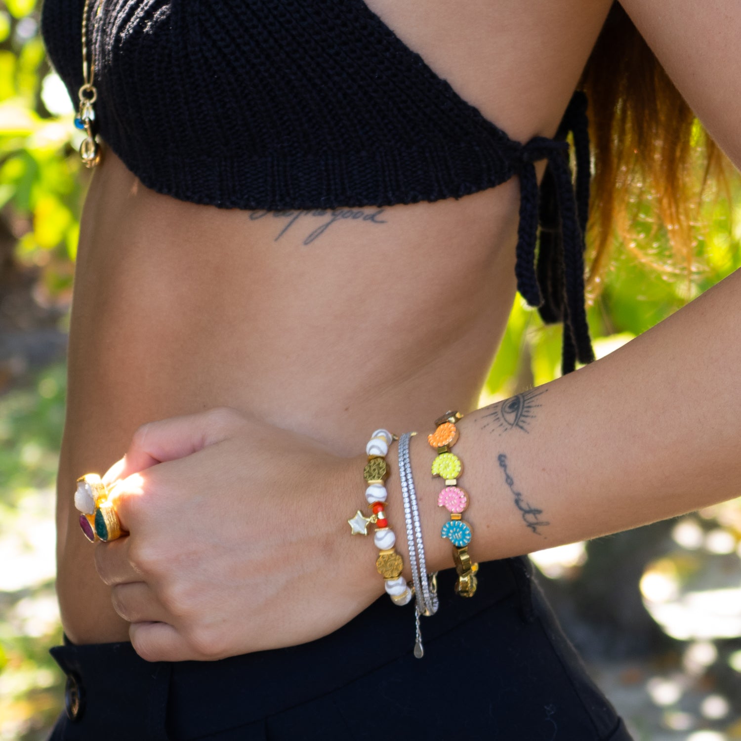 Radiant Harmony Star Beaded Bracelet