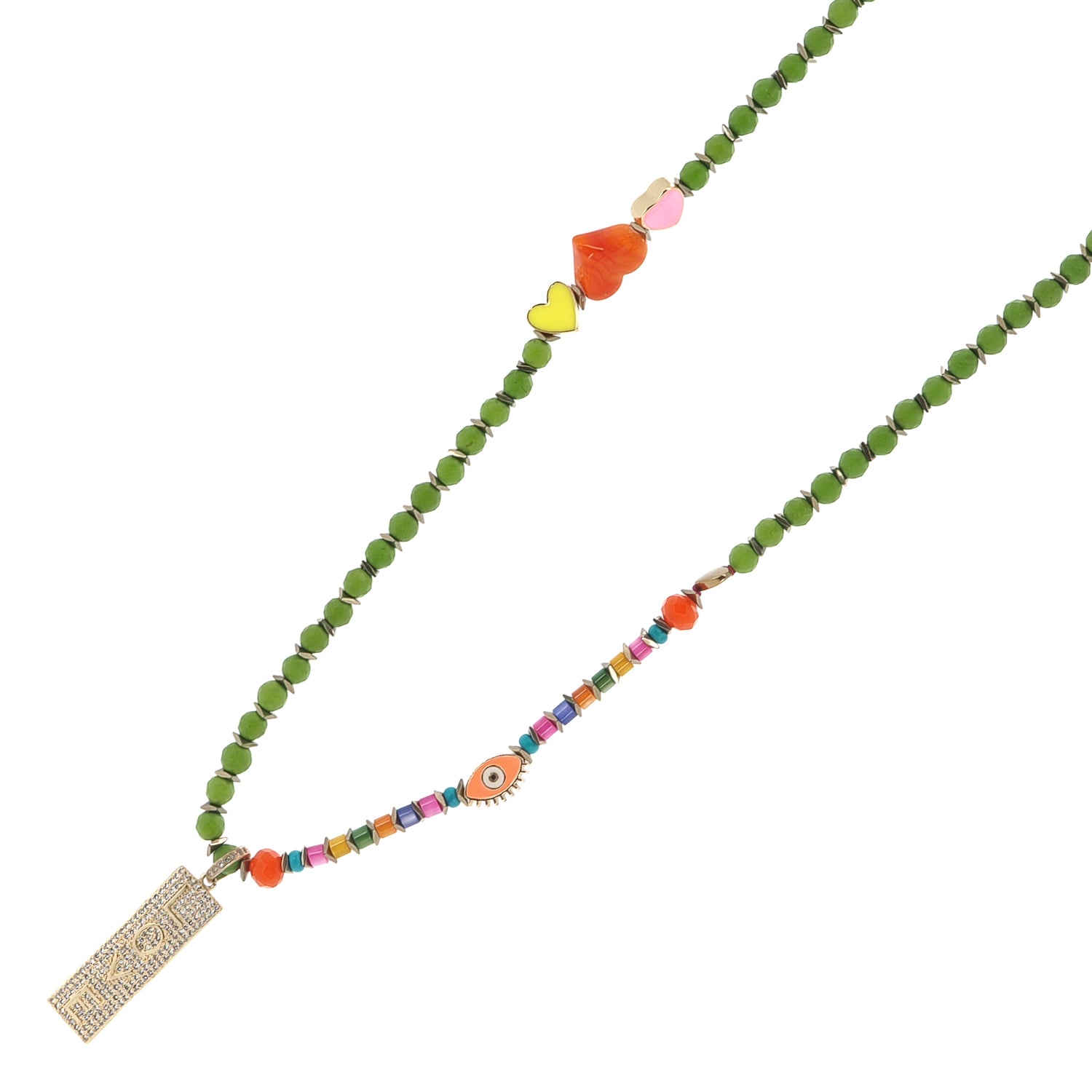 Rainbow Love Energy Handmade Necklace