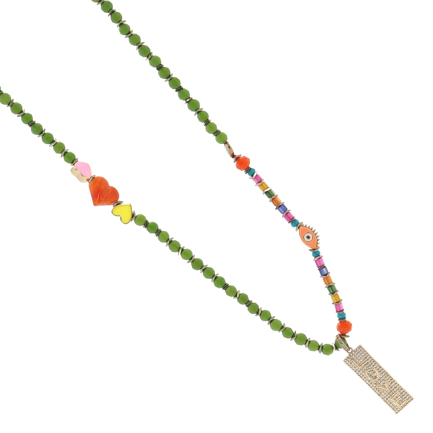Rainbow Love Energy Handmade Necklace