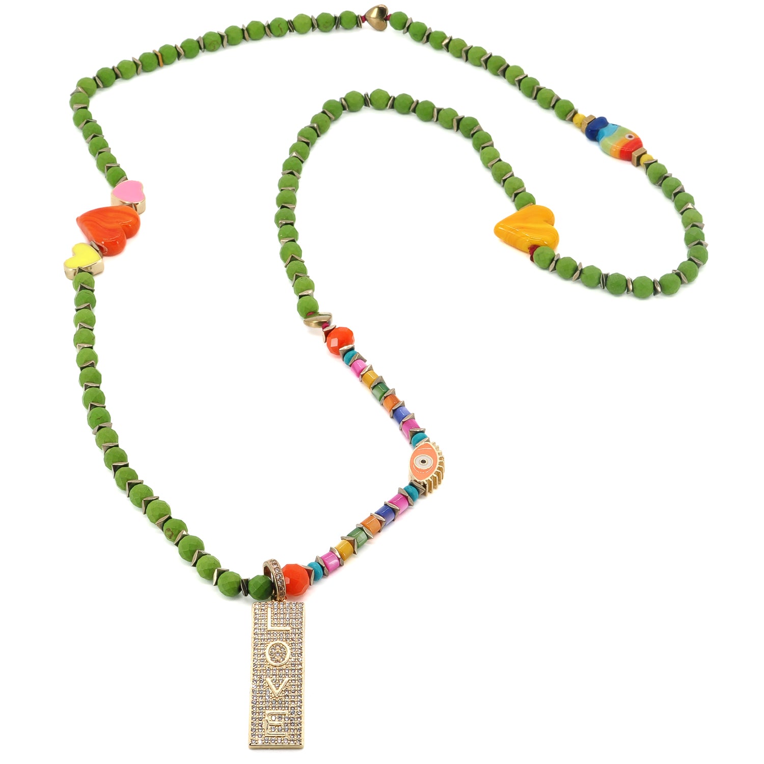 Rainbow Love Energy Handmade Necklace