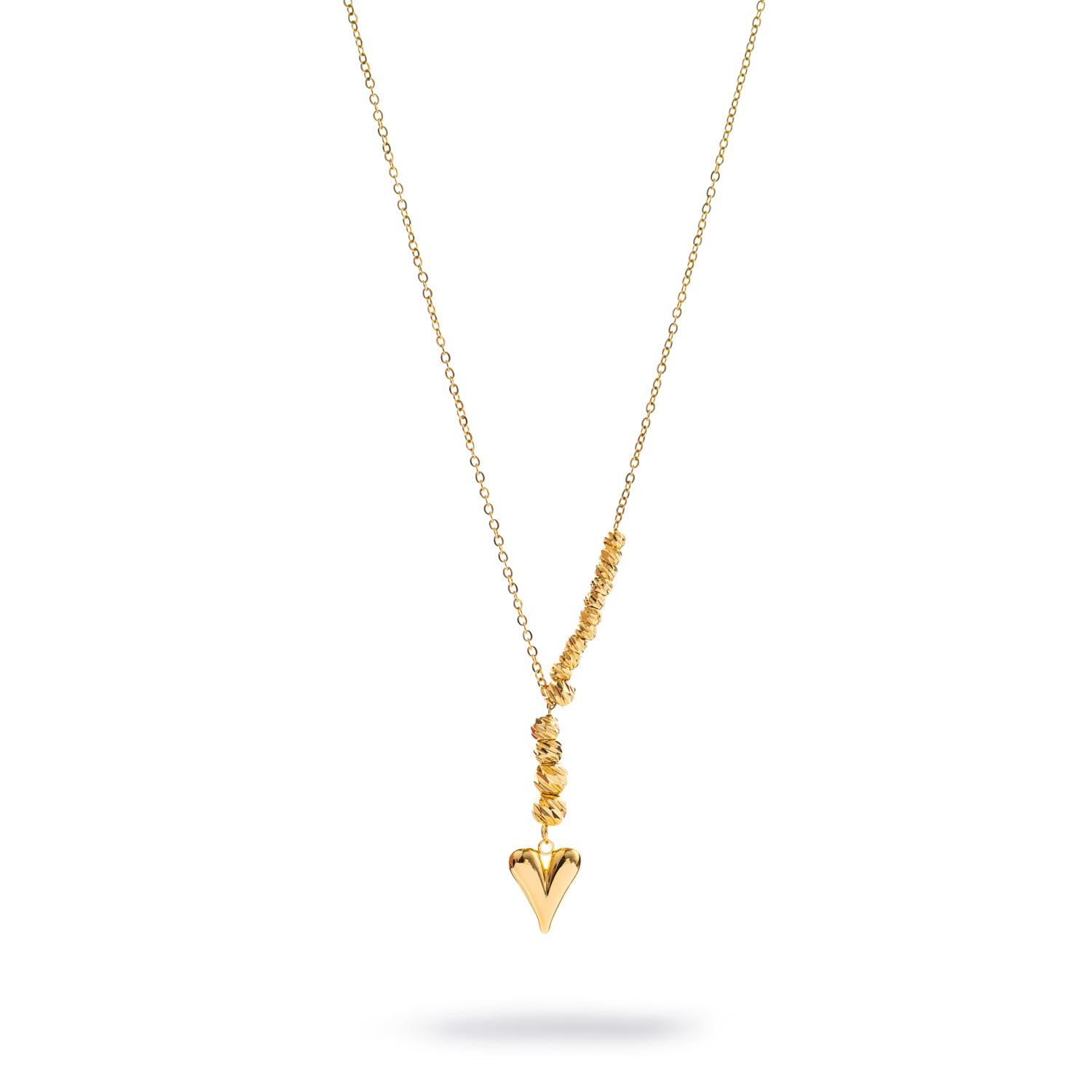 Romantic Golden Heart Harmony Necklace