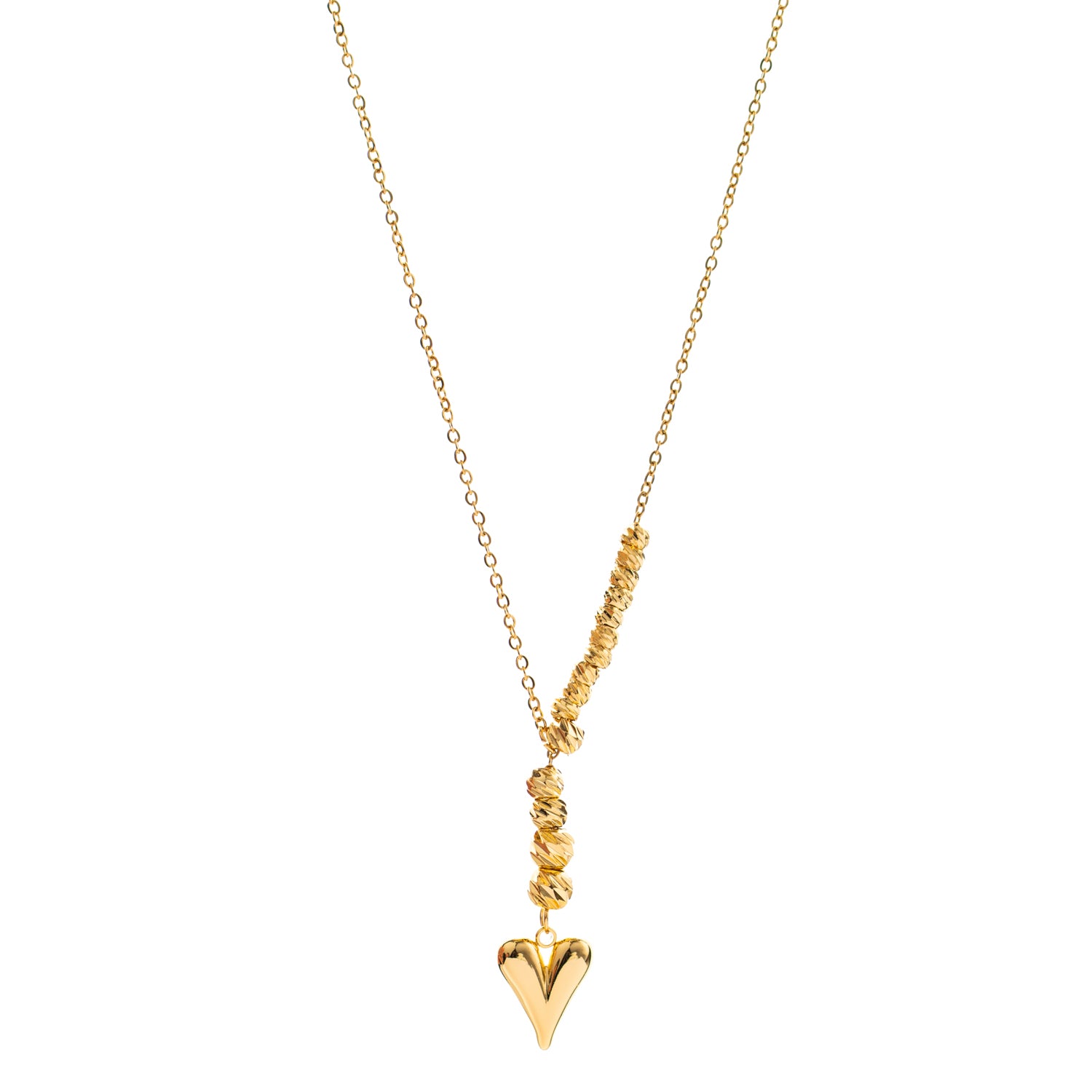 Romantic Golden Heart Harmony Necklace