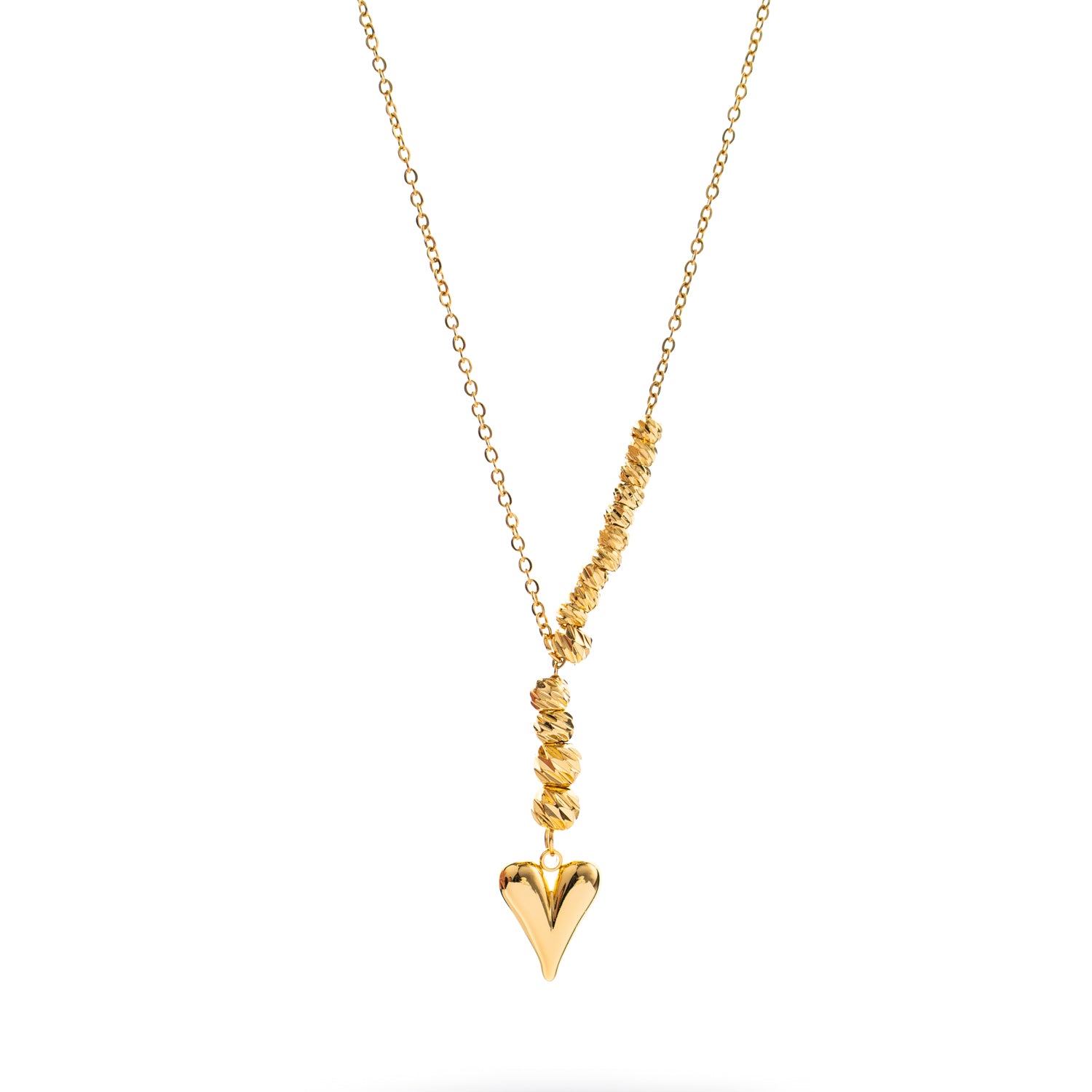 Romantic Golden Heart Harmony Necklace
