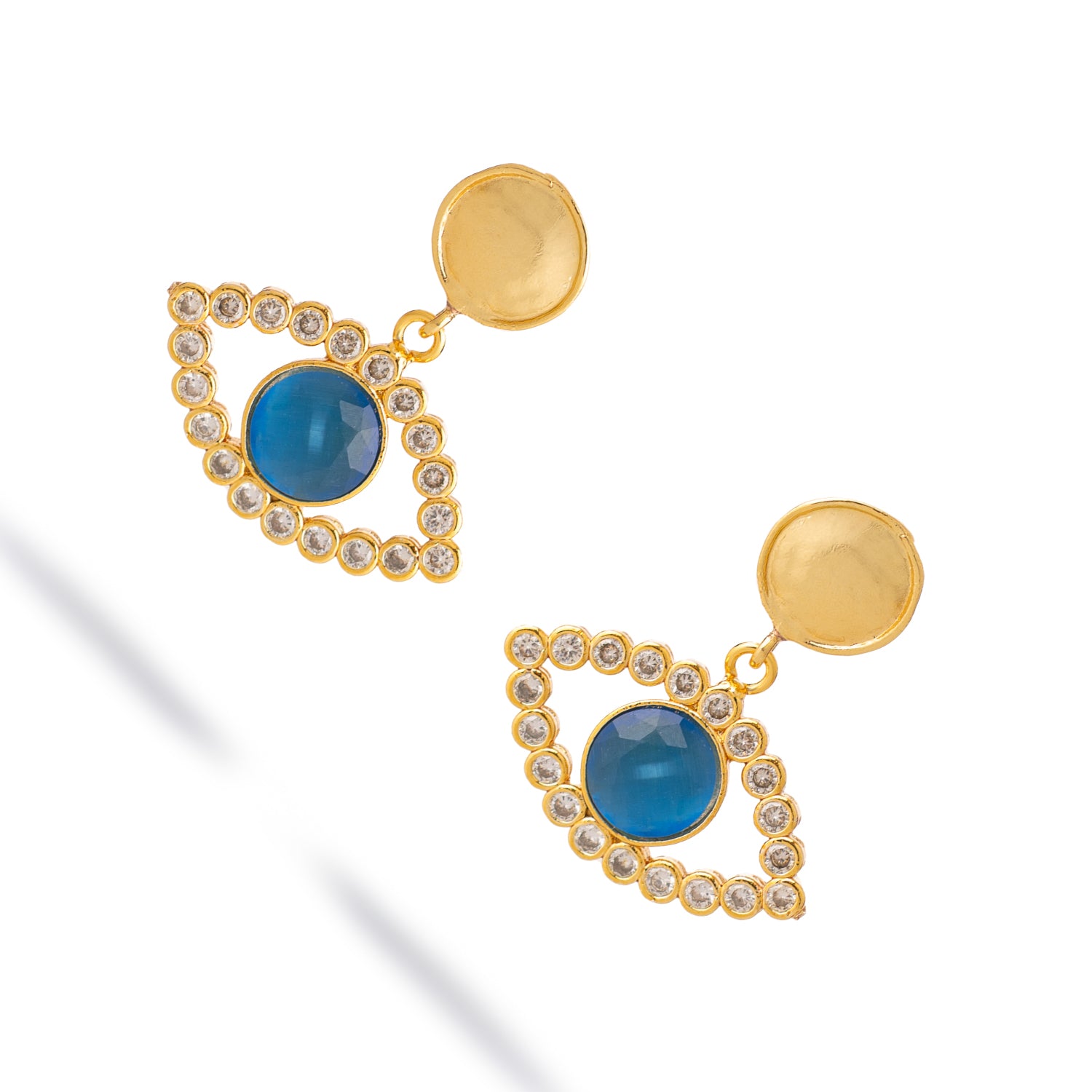 Sapphire Dream Eye Earrings