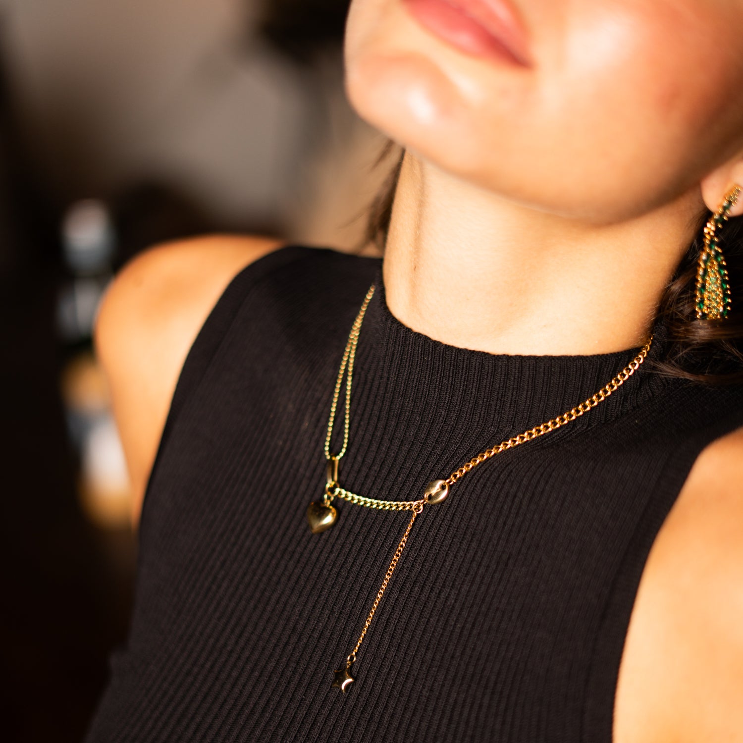 Stellar Love Statement Heart Necklace