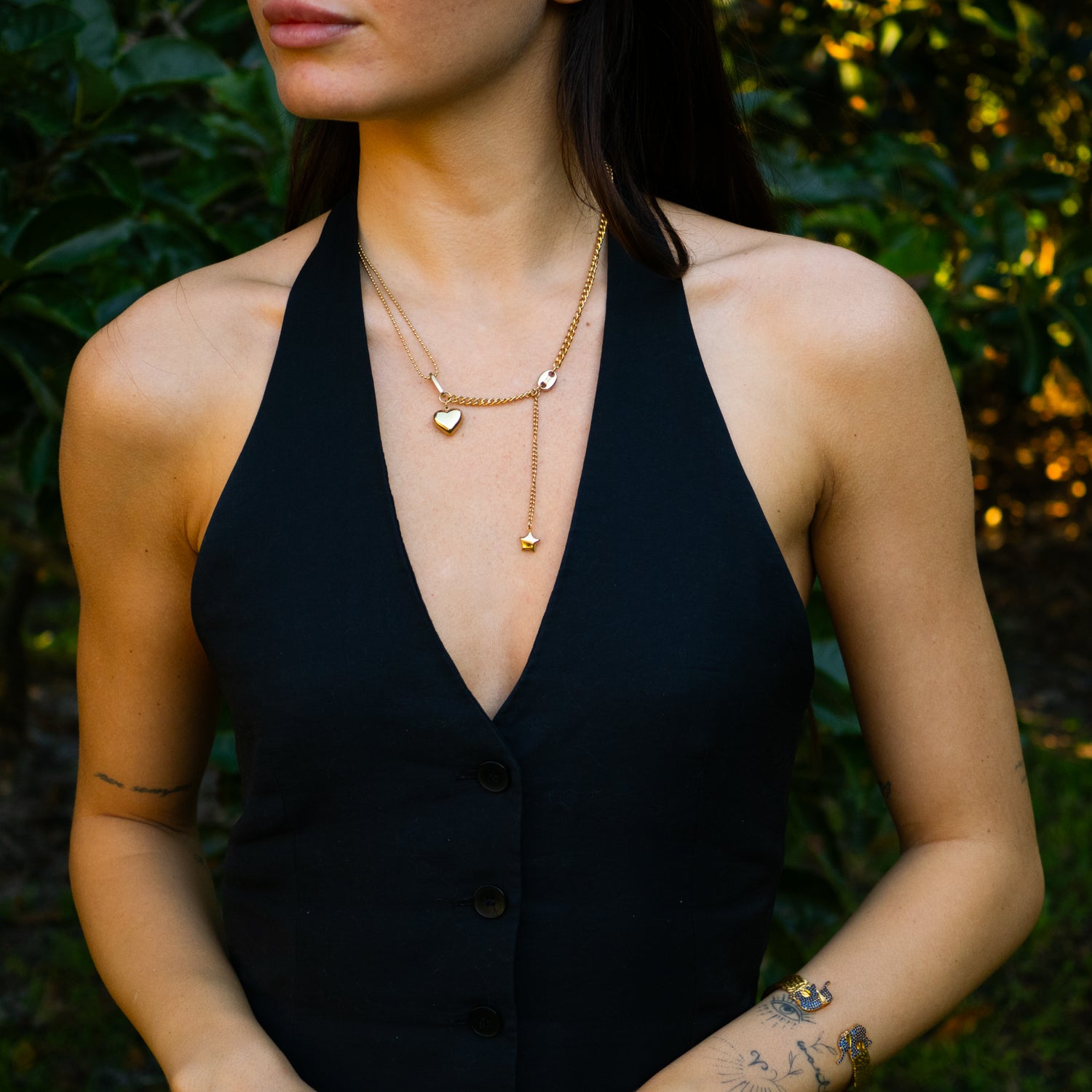 Stellar Love Statement Heart Necklace