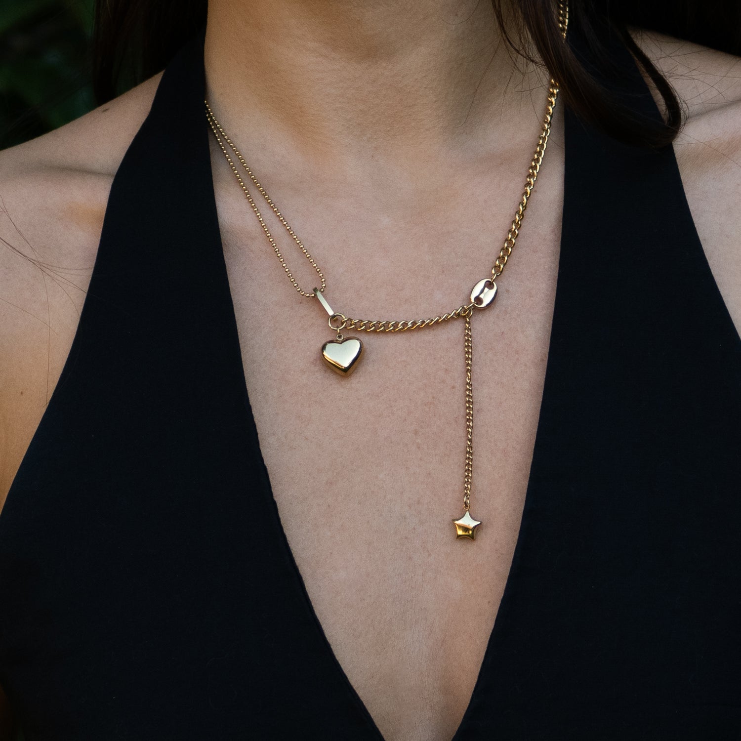 Stellar Love Statement Heart Necklace