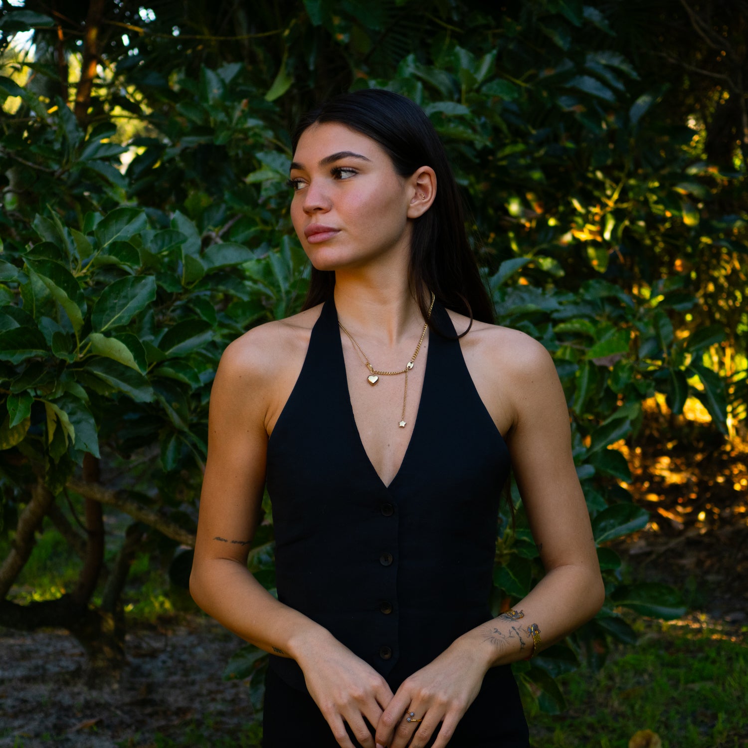 Stellar Love Statement Heart Necklace