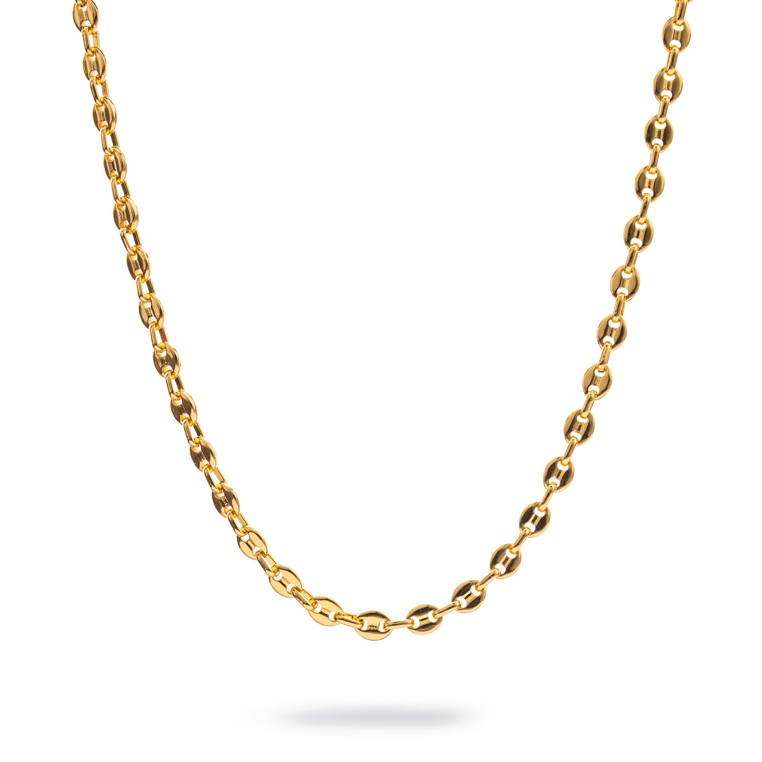 Timeless Gold Plated Steel Men’s Necklace