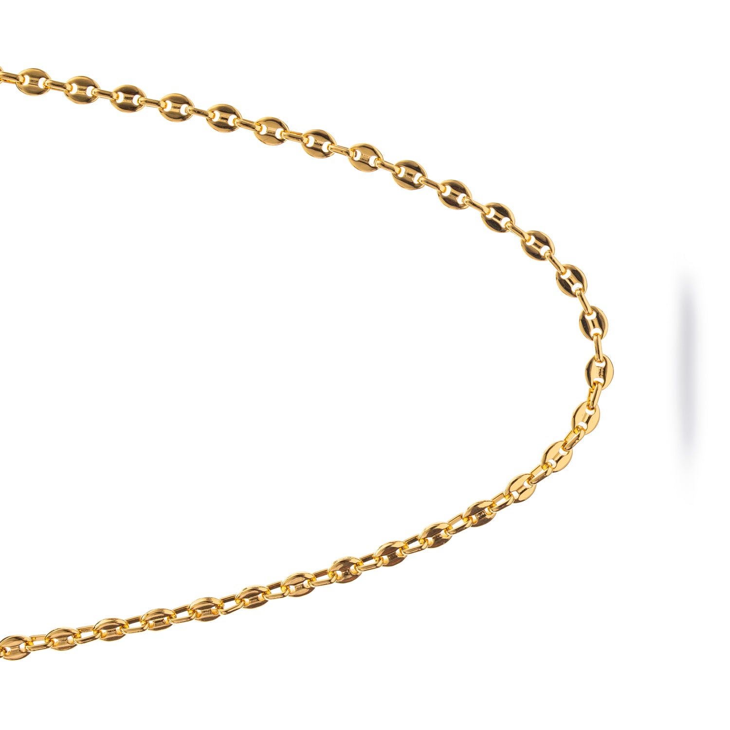 Timeless Gold Plated Steel Men’s Necklace