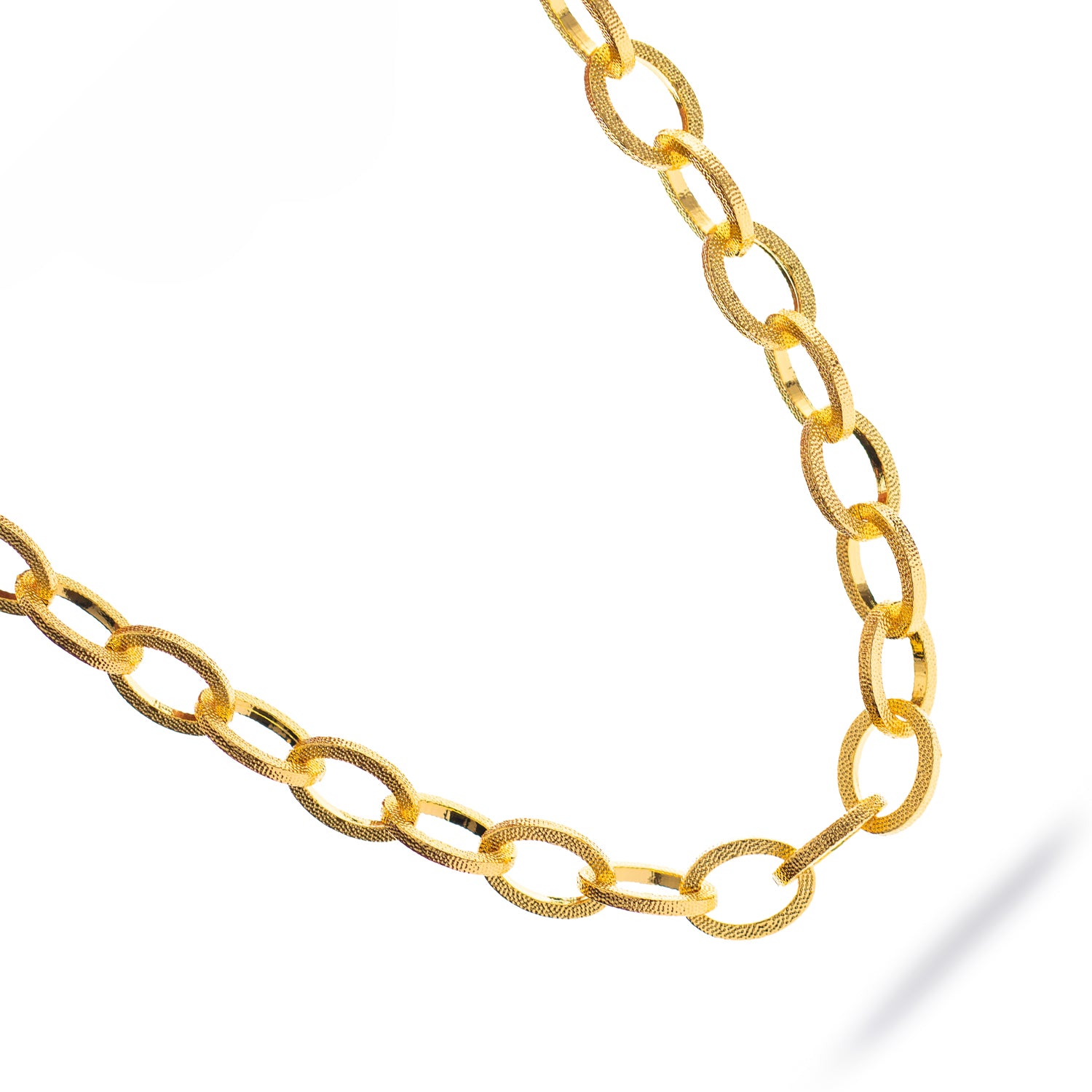 Timeless Strength Chunky Gold Choker Necklace