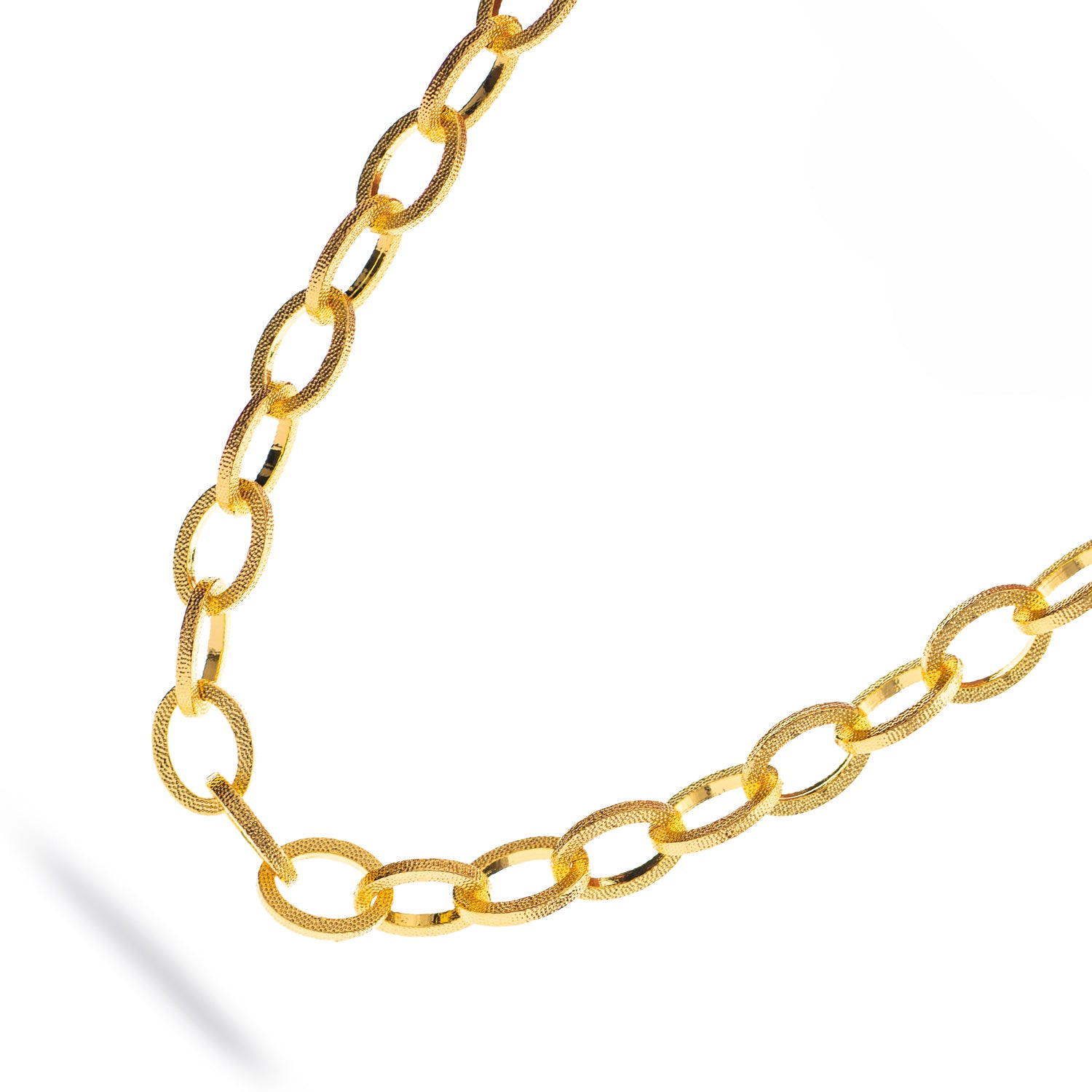 Timeless Strength Chunky Gold Choker Necklace