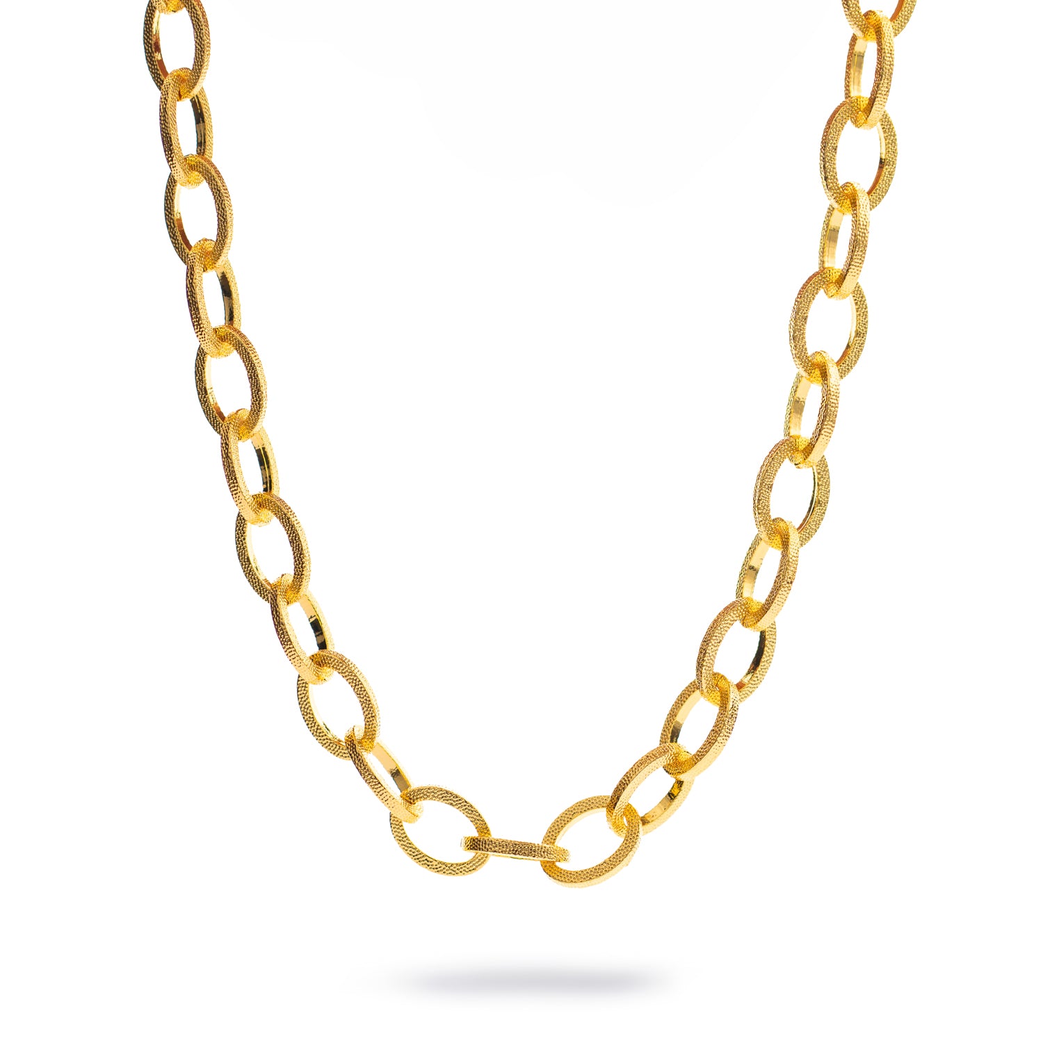 Timeless Strength Chunky Gold Choker Necklace