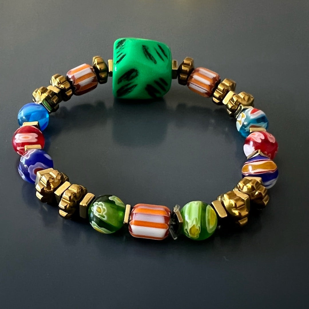 Mix and match African Colors Women Bracelet with other unique women's accessories for a colorful and vibrant look that's all your own
