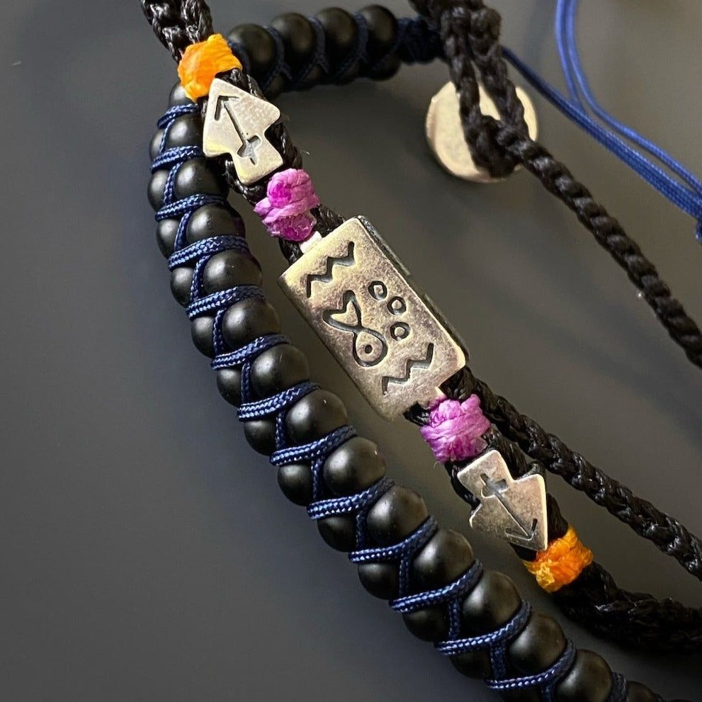 Black Onyx Men Bracelet - EBRU JEWELRY
