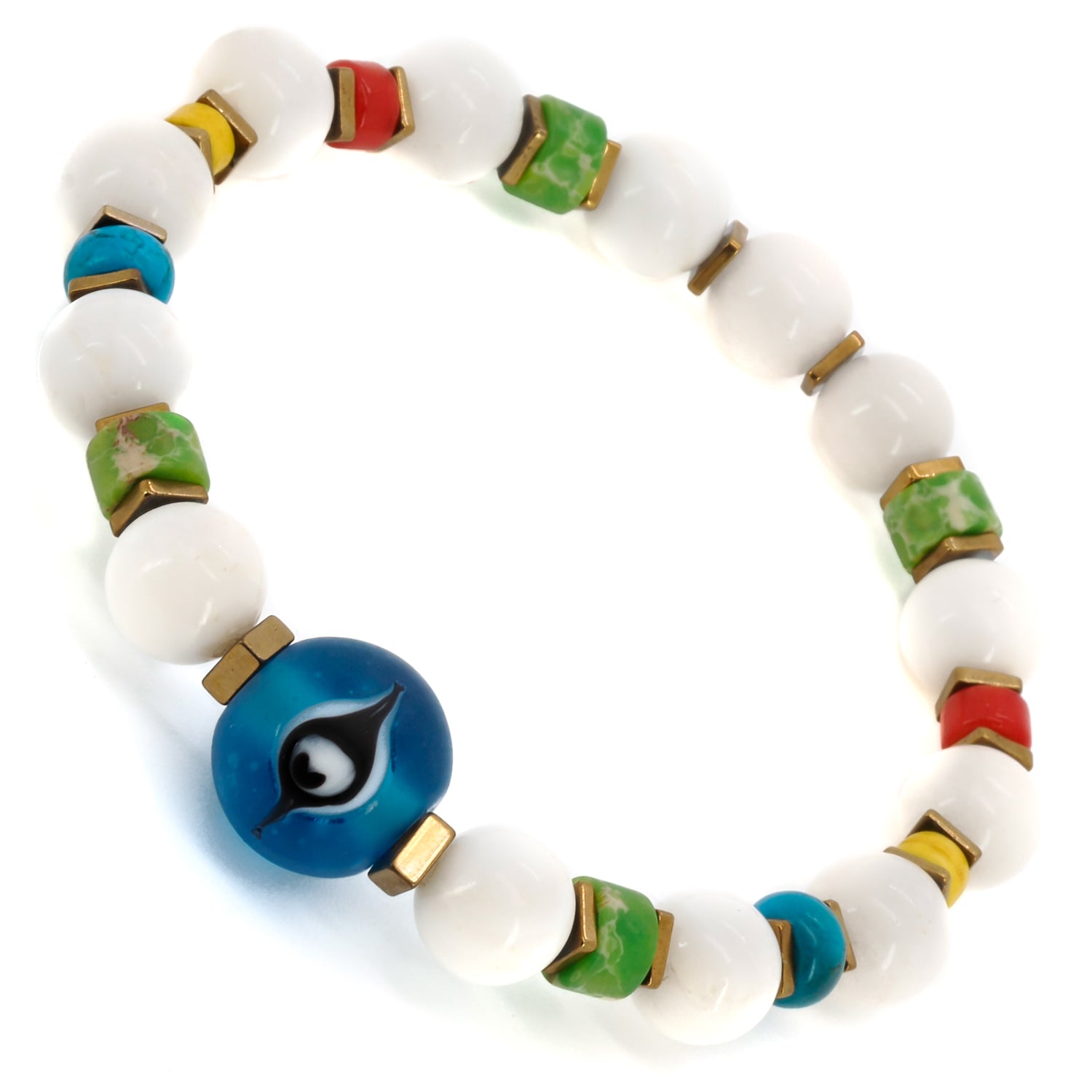 Beautiful Blue Evil Eye Bracelet for Spiritual Protection