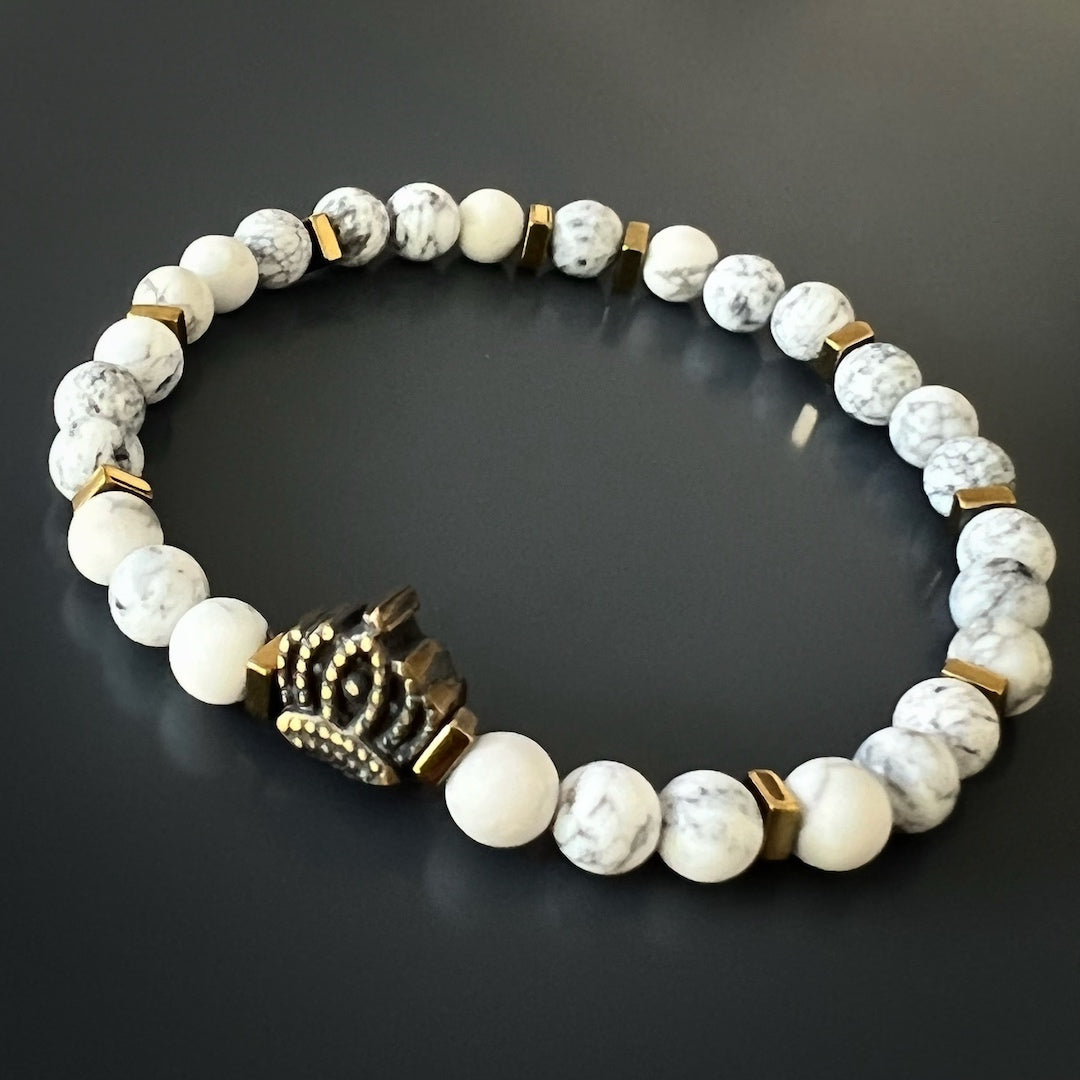 Enhance your spiritual journey with the Men's Spiritual Beaded Bracelet, a symbol of peace and serenity.