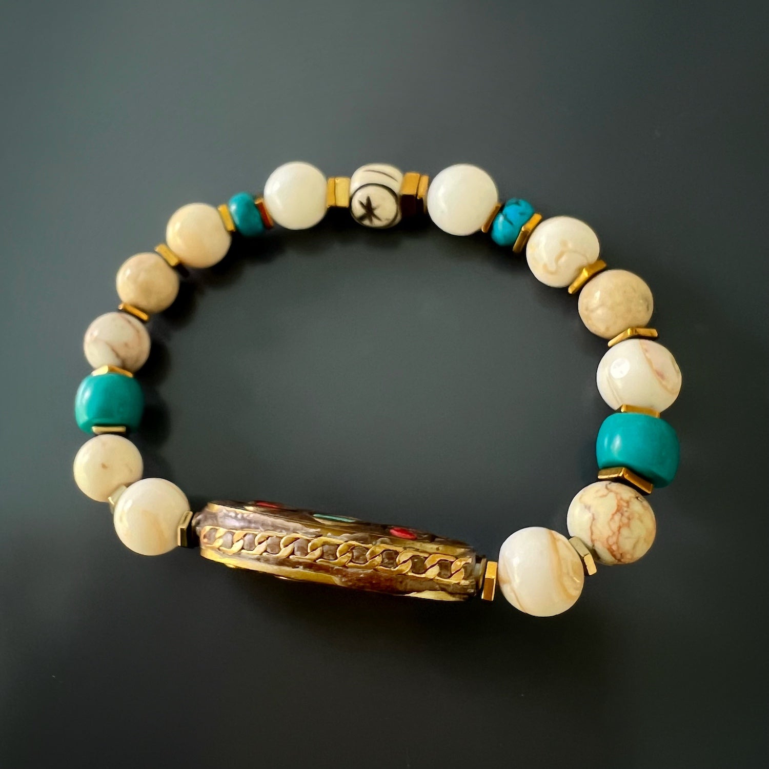 Discover the sacred power of the Om Mani Padme Hum mantra with the Om Mani Padme Hum Nepal Bracelet, a symbol of peace and enlightenment.