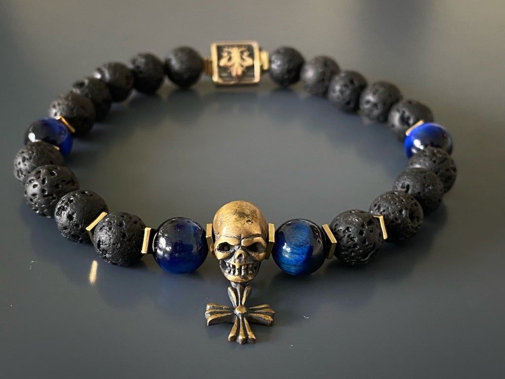 Mental Clarity - Blue Tiger Eye Stone Detail.