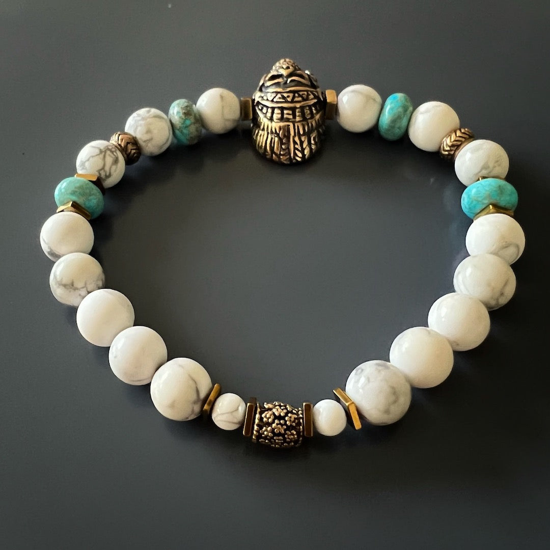 Gold Color Hematite Spacers - Elegance and Balance.
