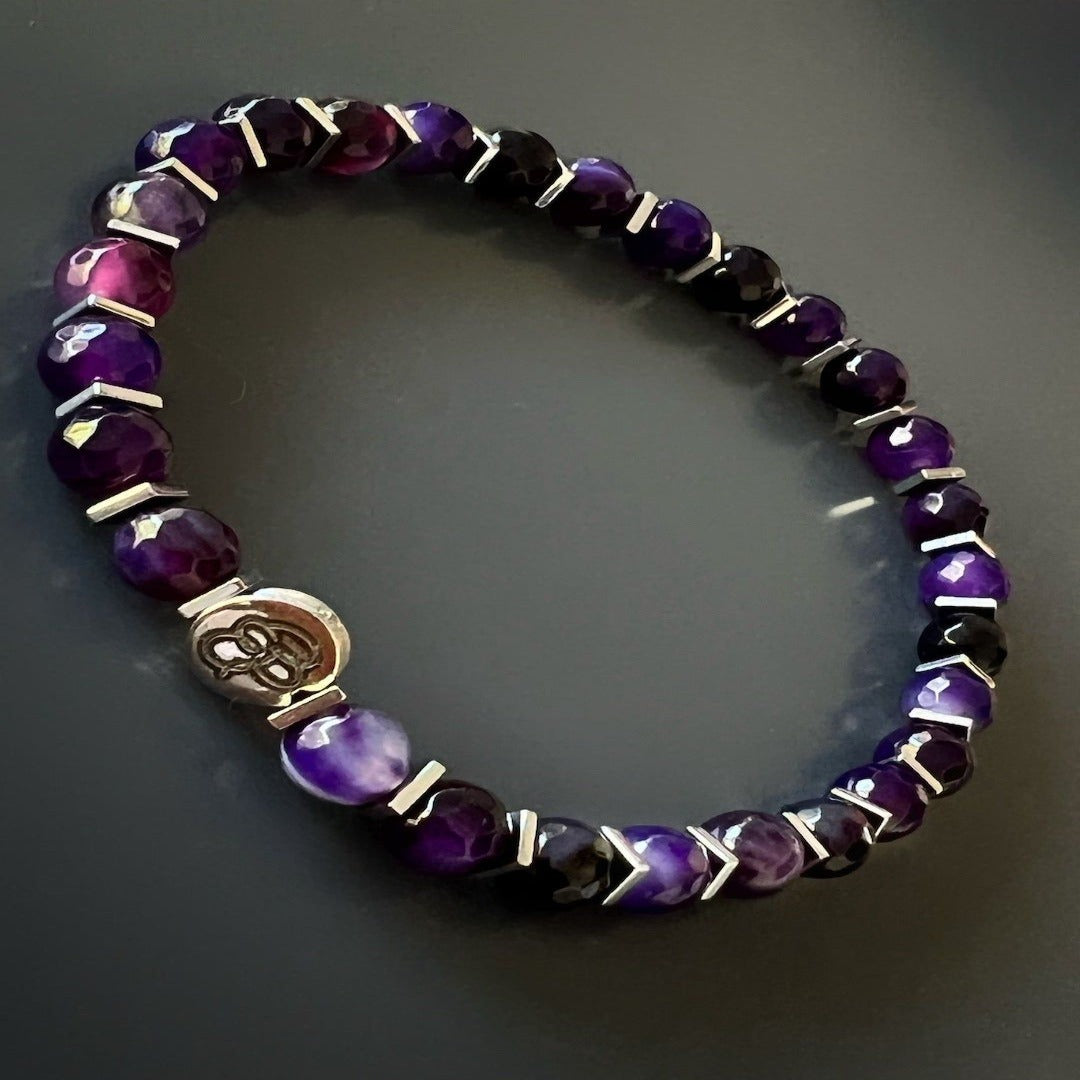 Amethyst Stone Beauty - Handcrafted Spiritual Accessory.