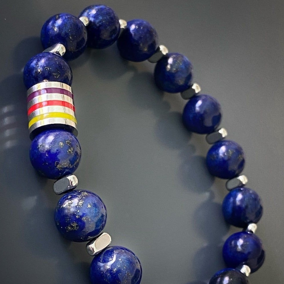 Vibrant Night Sky - Lapis Lazuli Stone Beads.
