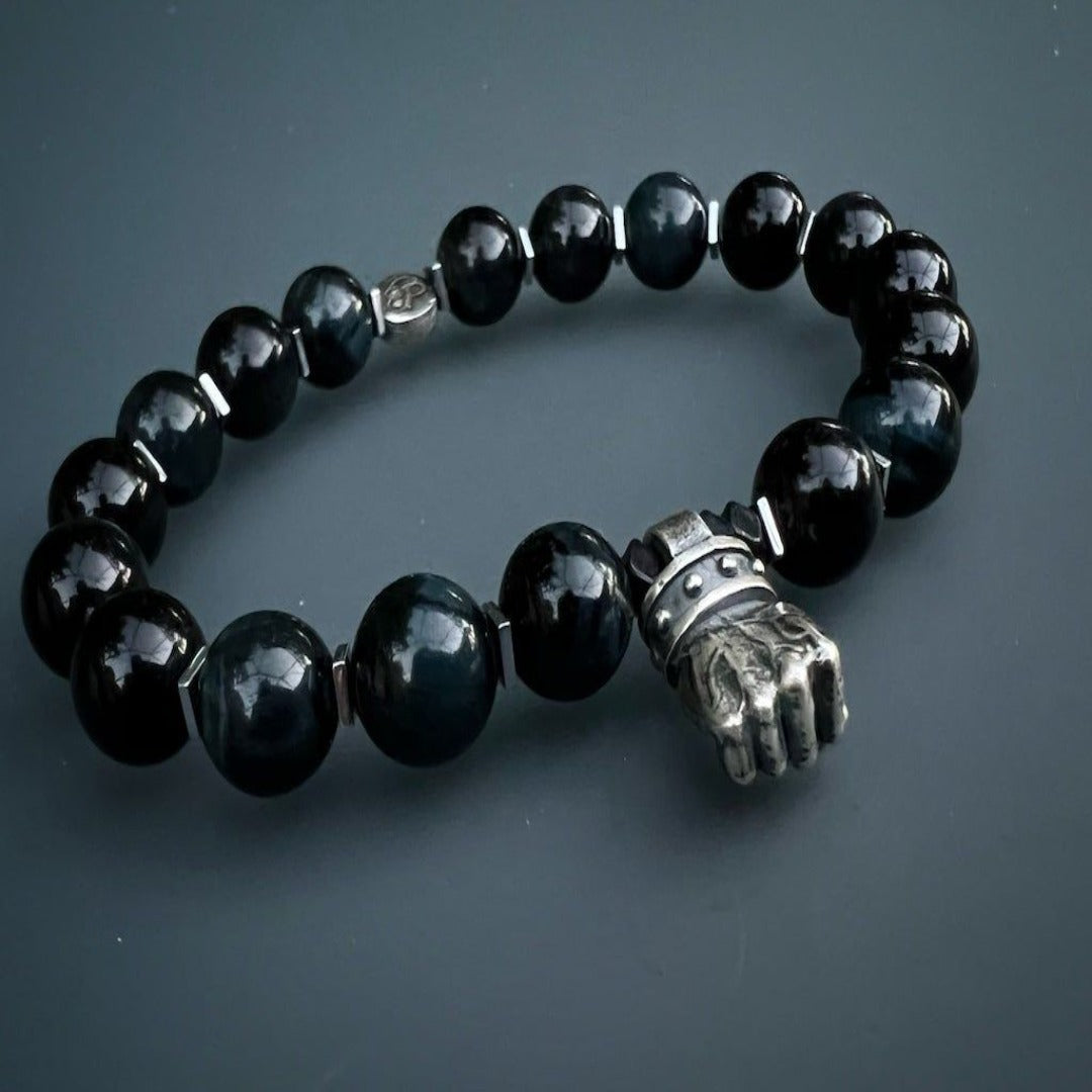 925 Sterling Silver Hand Charm - Symbol of Confidence.
