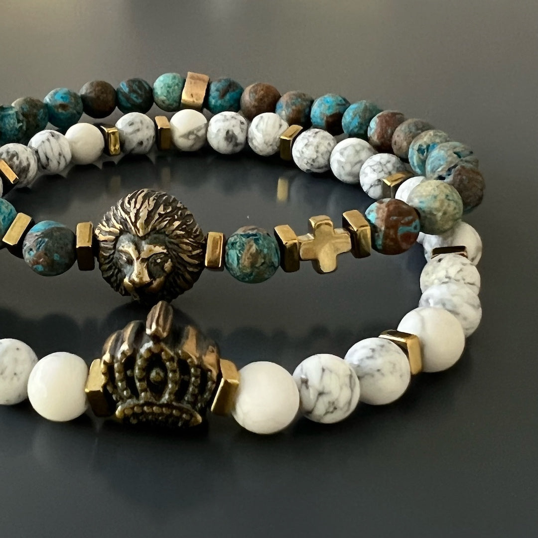 Gold Color Hematite Spacers - Elegant Design.