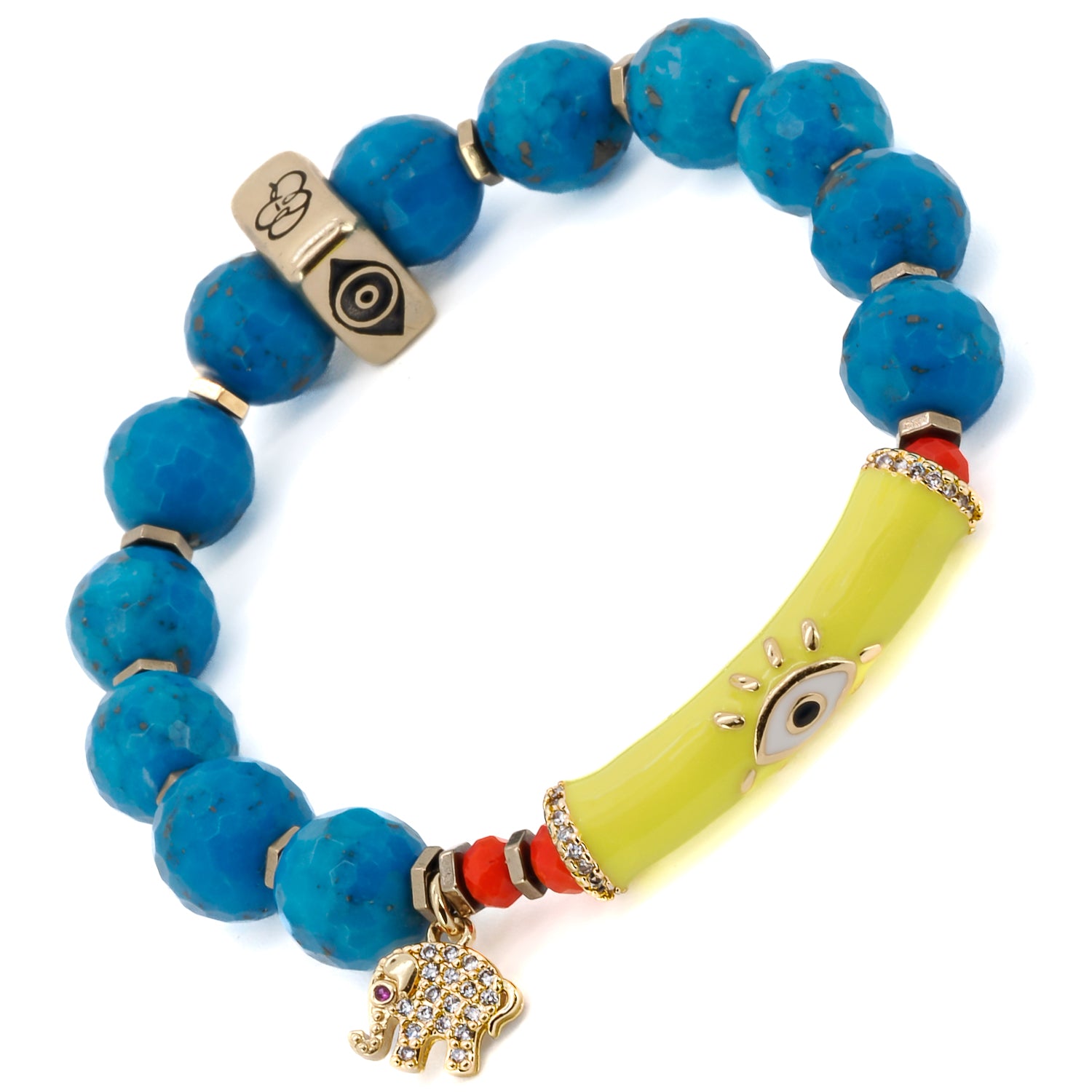 Discover the healing properties of turquoise with the Turquoise Unique Protection Bracelet, a one-of-a-kind piece of handmade jewelry.