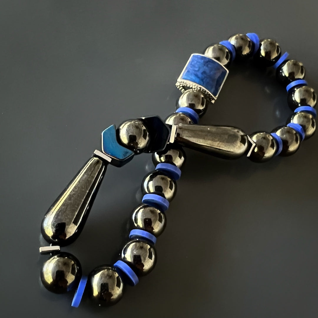 Handcrafted for You - Unique Hematite Accessory.