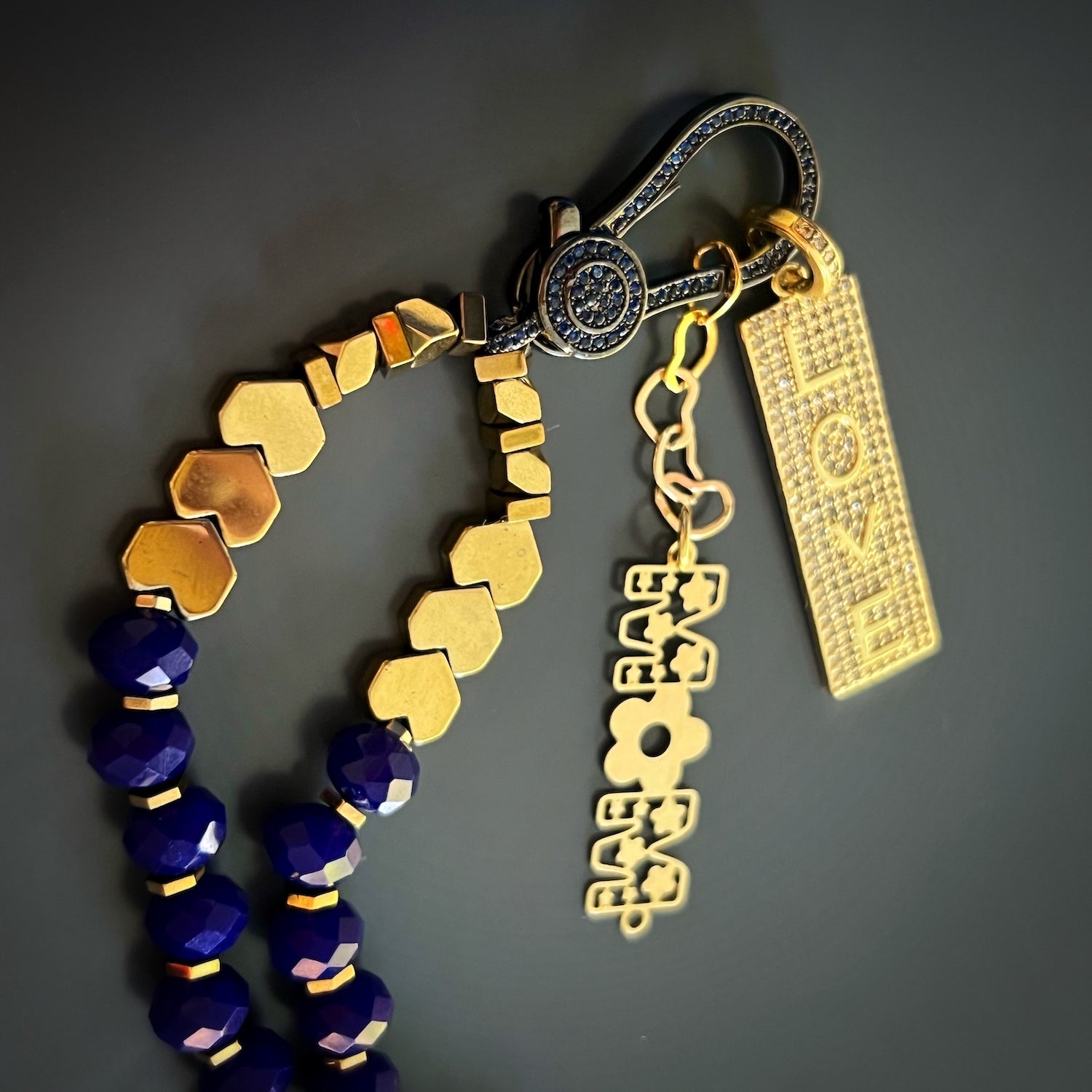 Gold pendant necklace for Mother's Day